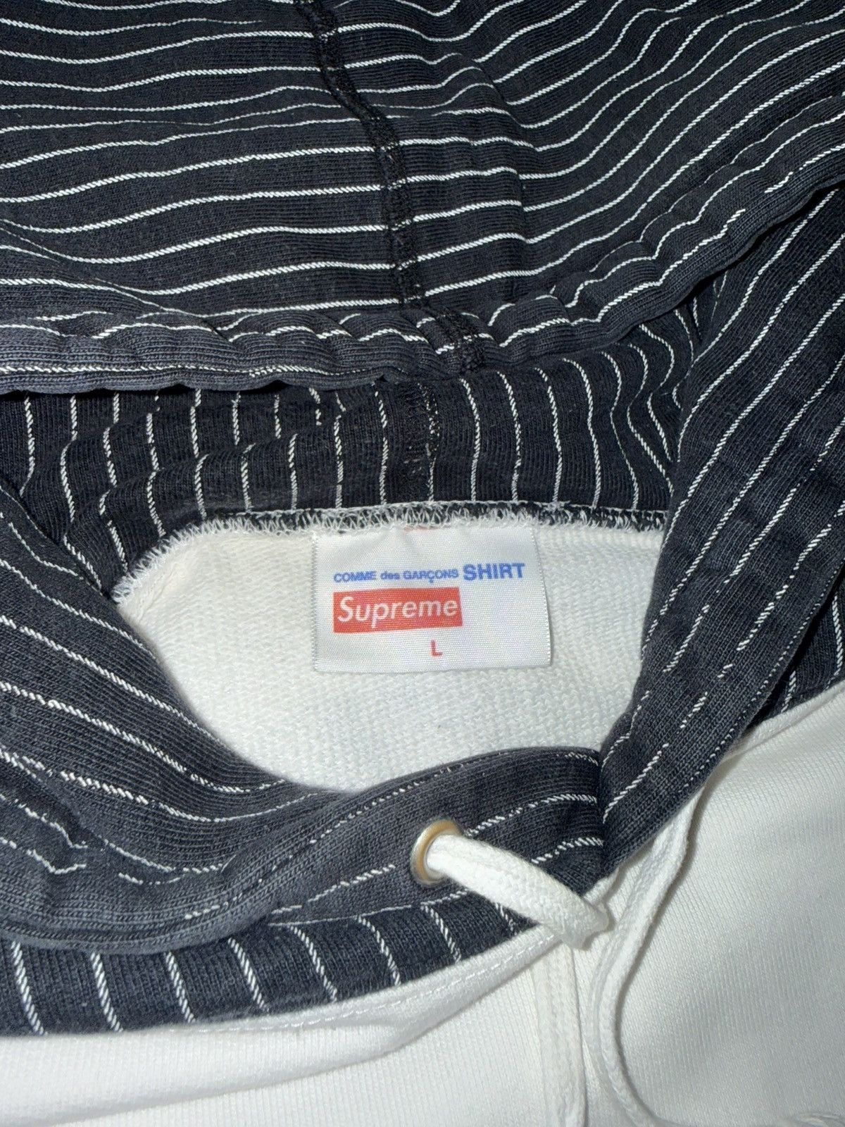 Comme des Garcons SHIRT × Supreme Supreme x COMME des GARÇONS SHIRT Harold Hunter hoodie Size US L / EU 52-54 / 3 - 6 Thumbnail