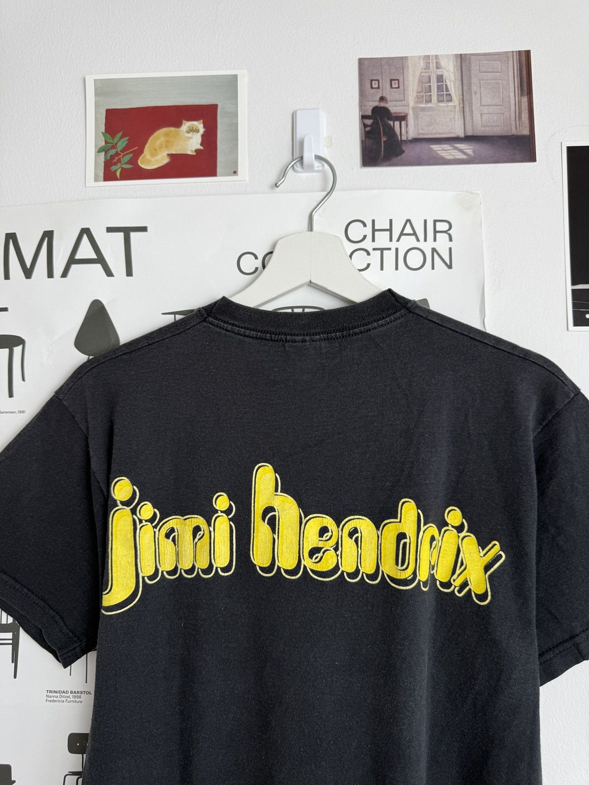 Band Tees Vintage 90s Jimi Hendrix printed t-shirt S rock metal hippie Size US S / EU 44-46 / 1 - 5 Thumbnail
