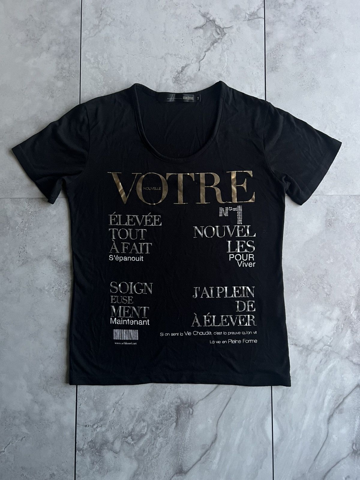 Schlussel Schlussel “Votre” Tee Size US M / EU 48-50 / 2 - 1 Thumbnail