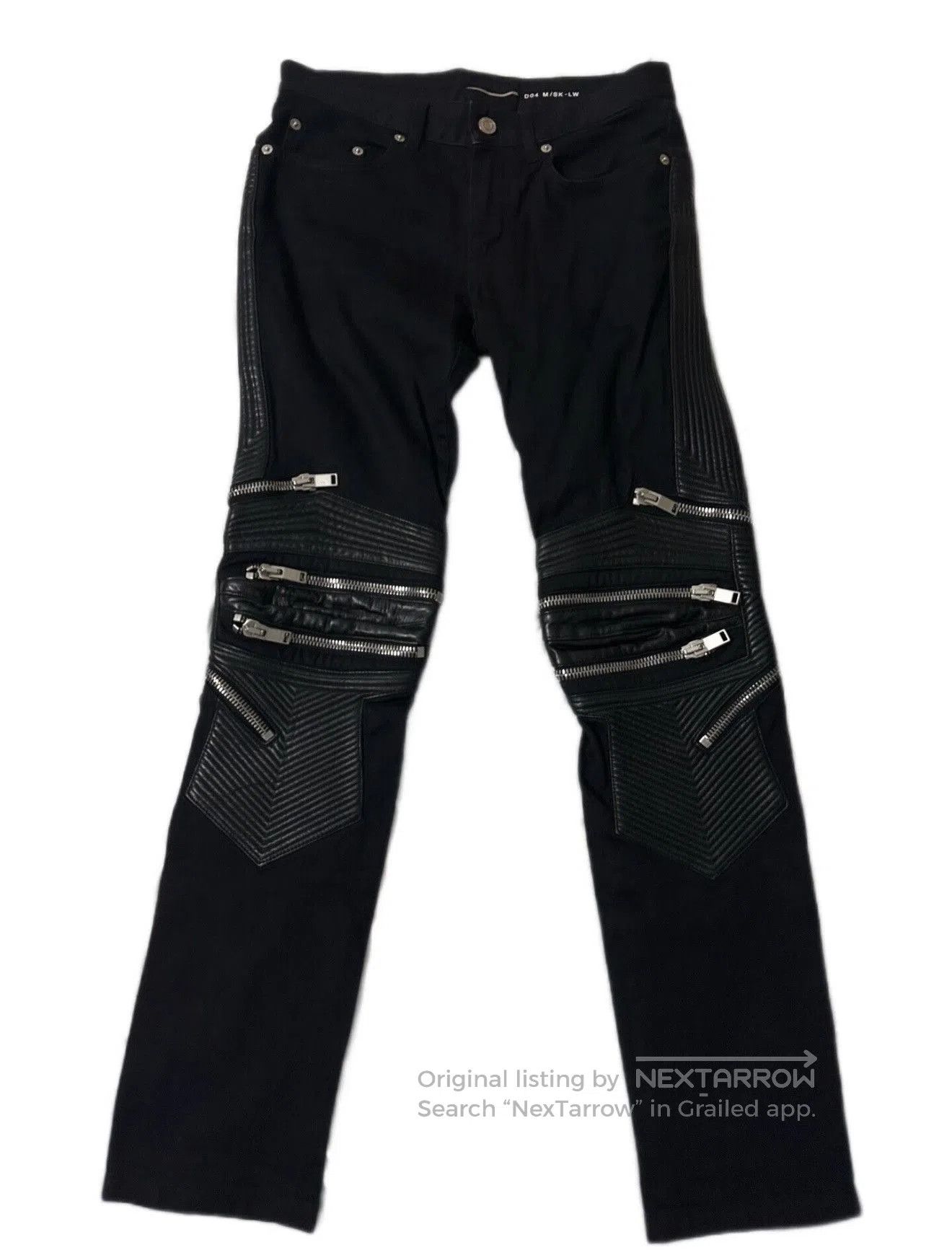 Saint Laurent Paris Saint Laurent biker pants 14fw . Size US 30 / EU 46 - 1 Thumbnail