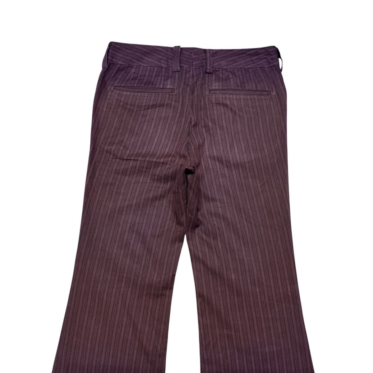 Tornado Mart Tornado Mart expose Button Pinstriped Flare Pants Size US 28 / EU 44 - 9 Thumbnail