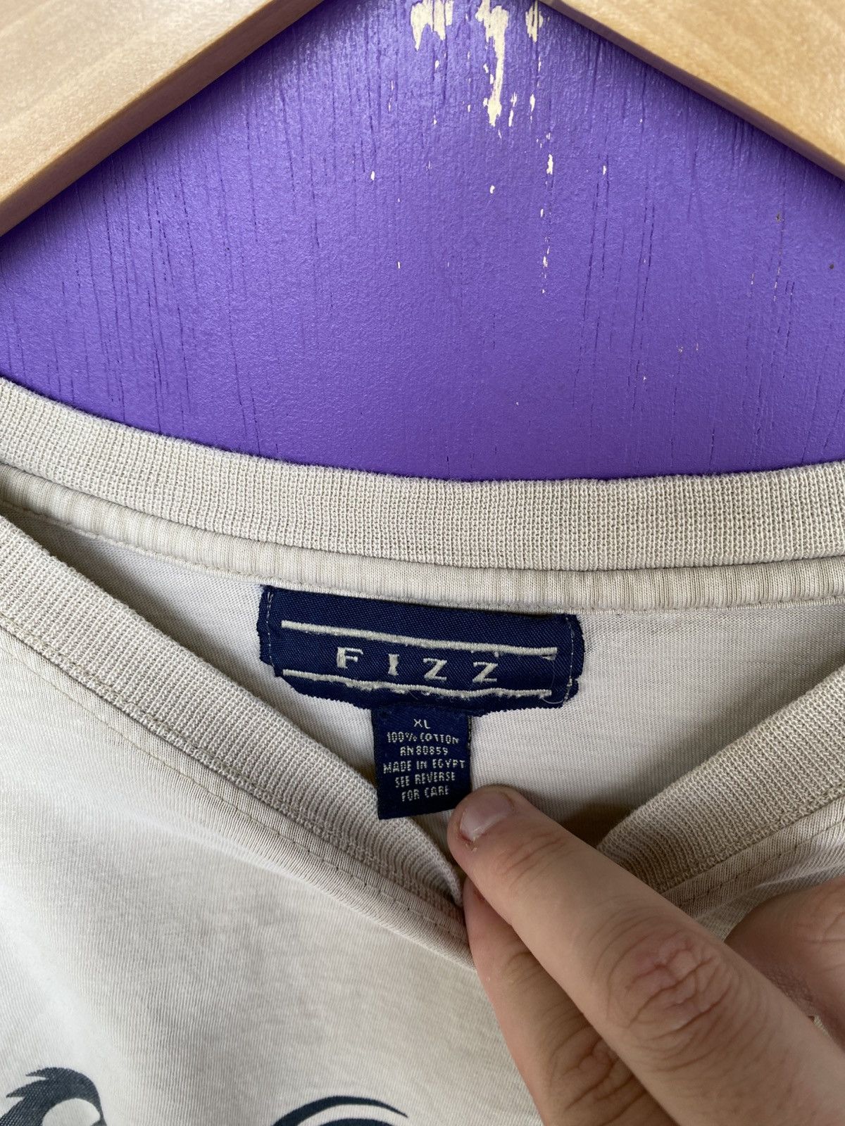 Other Vintage 90s Fizz surfwear simple faded t-shirt Size US XL / EU 56 / 4 - 4 Thumbnail