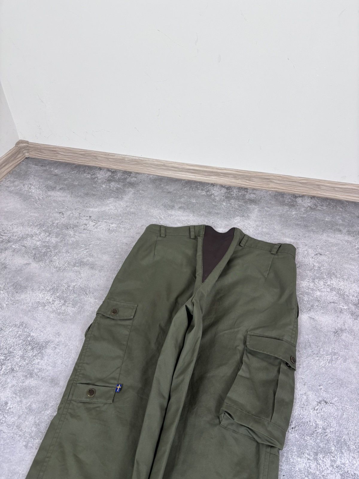 Fjallraven Fjallraven Ladies Women’s Dark Green Hunting Pants Trousers Size 30" / US 8 / IT 44 - 16 Thumbnail