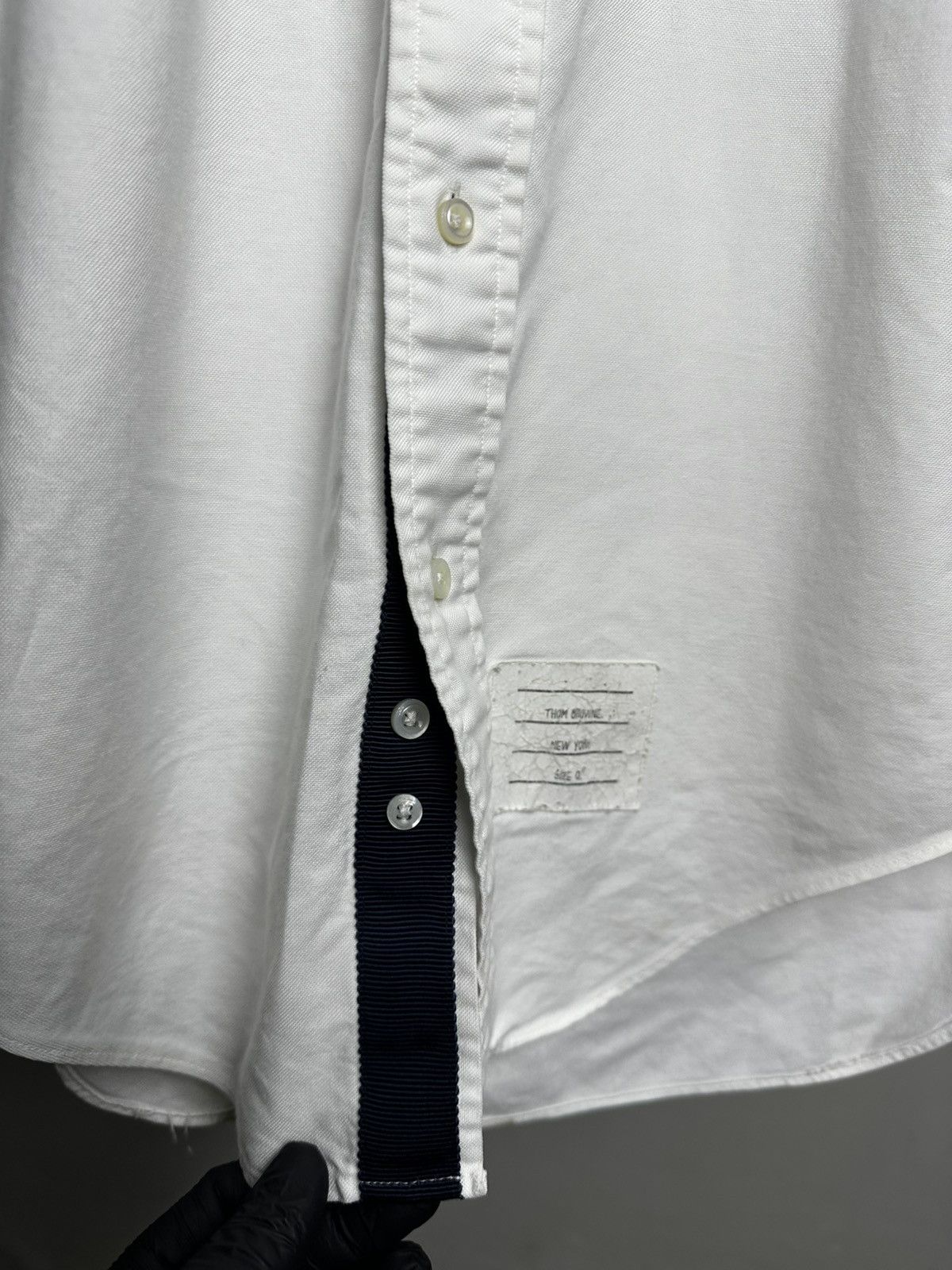 Thom Browne Thom Browne American Flag Oxford Button Shirt Size US S / EU 44-46 / 1 - 7 Thumbnail