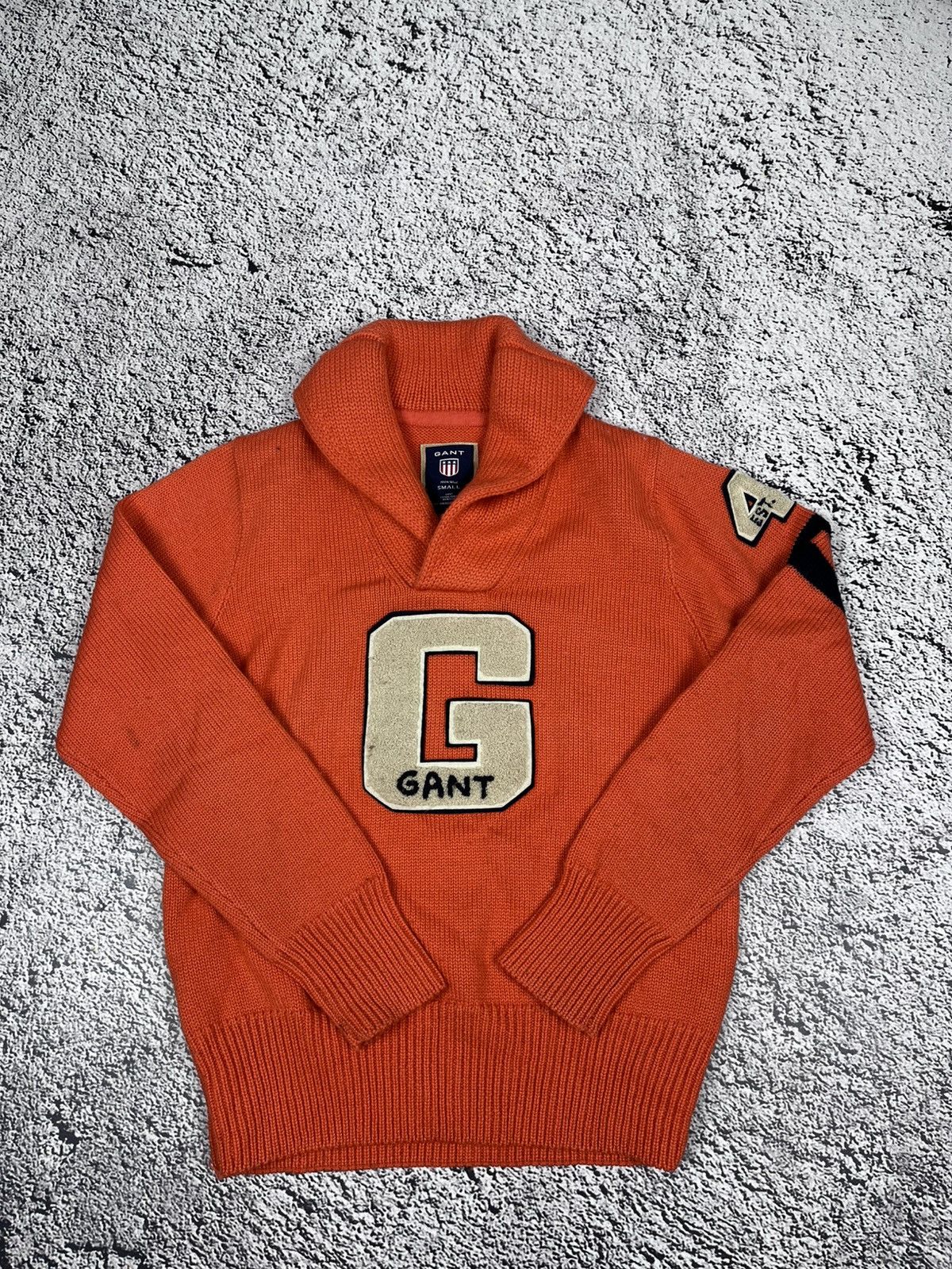 Gant Vintage Gant Plush Logo Shawl Collar sweater size S Size US S / EU 44-46 / 1 - 6 Thumbnail