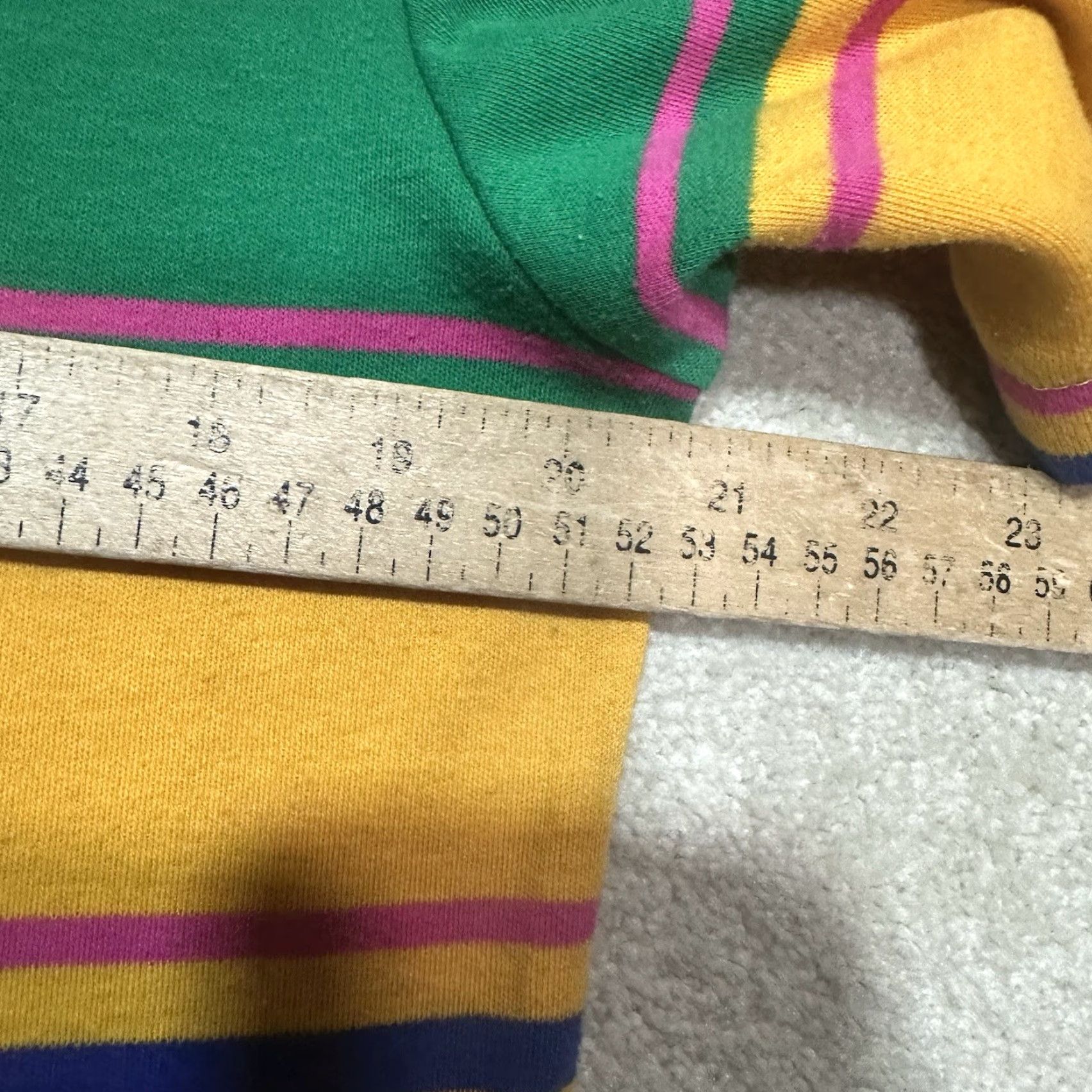 Vintage VINTAGE 80s Greta Cagle Tender Loving Care Polo Shirt Womens XL Striped Blue Cotton Blend Polyester Casual Short Sleeve Size XL / US 12-14 / IT 48-50 - 5 Thumbnail