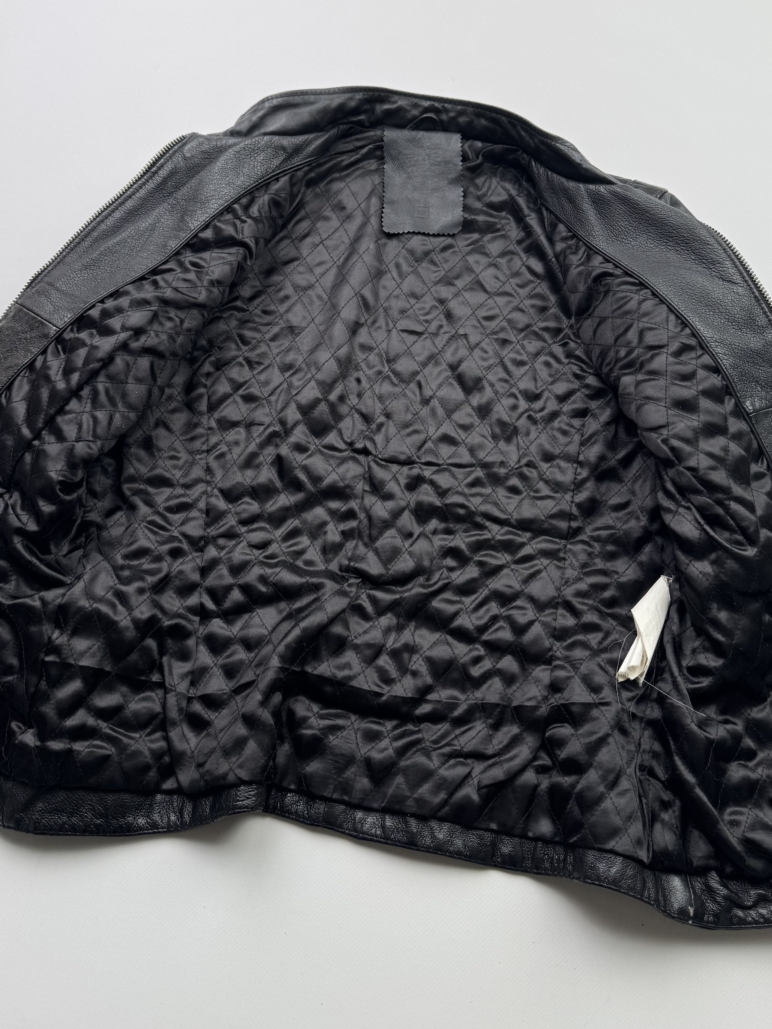 Japanese Brand Vintage Cropped Leather Jacket B732(V249)E2 Size M / US 6-8 / IT 42-44 - 4 Thumbnail