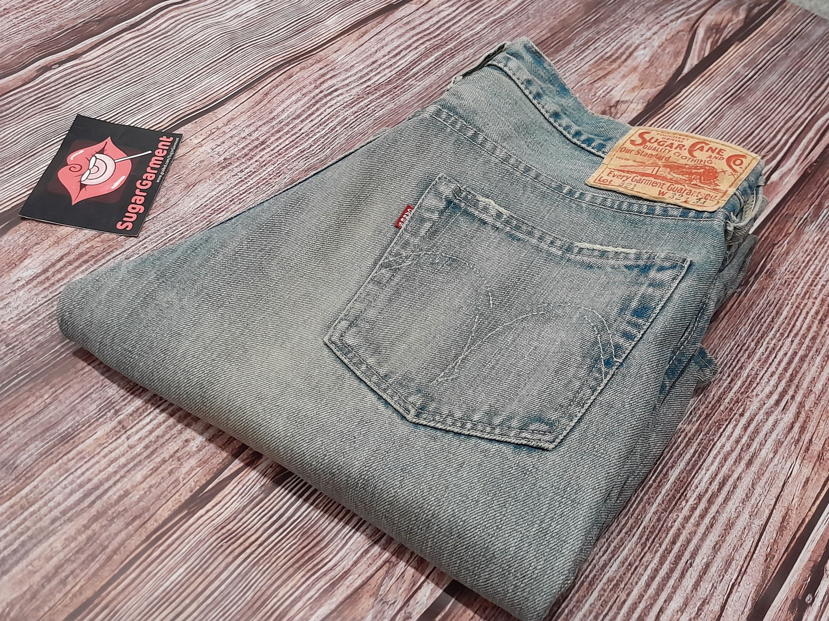 Sugar Cane Sugar Cane Bootcut Flare Bell Bottom Jeans Vintage Size US 32 / EU 48 - 23 Thumbnail