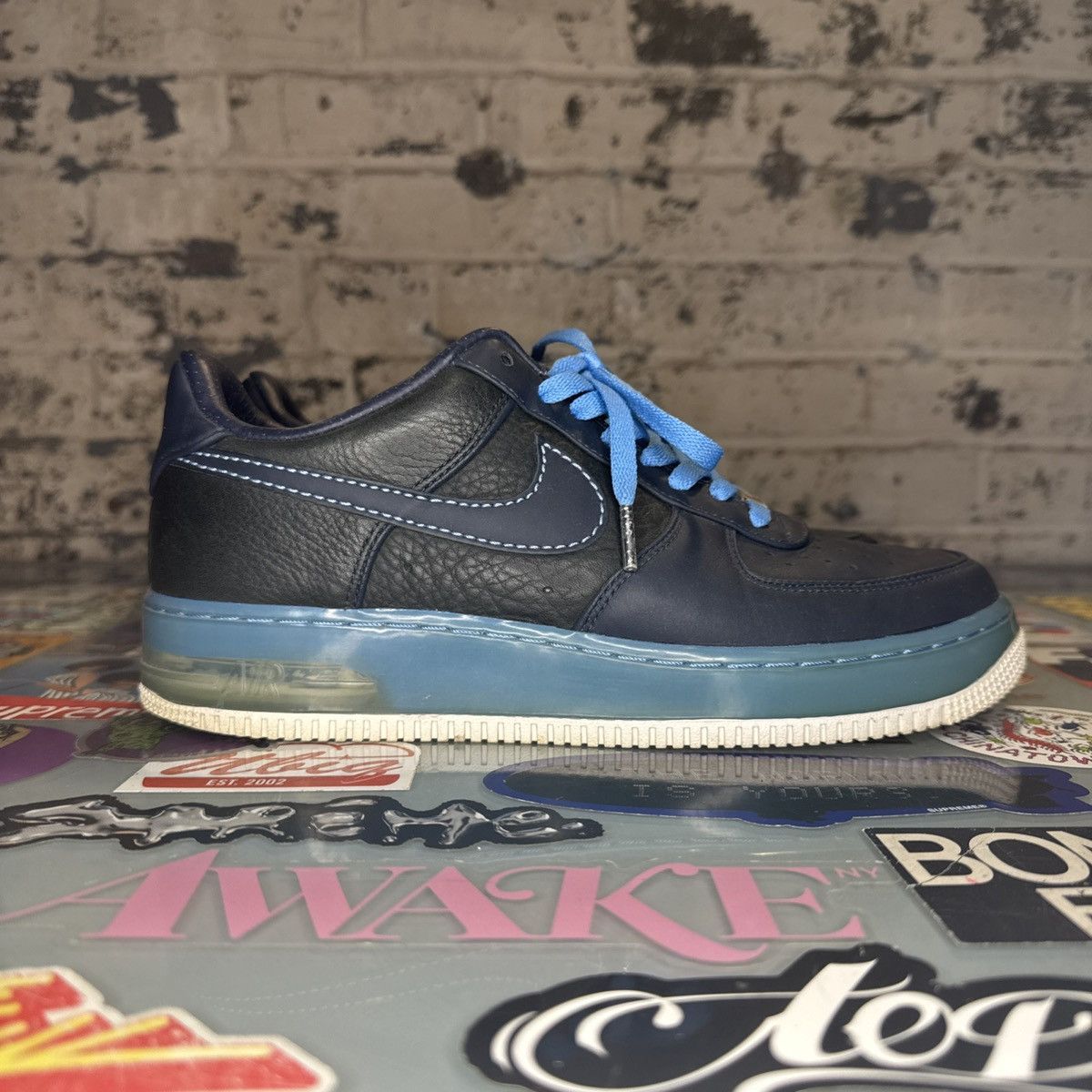 Nike Nike Air Force 1 Low SPRM Max Air Obsidian Sz 9.5 316666-442 Size US 9.5 / EU 42-43 - 3 Thumbnail