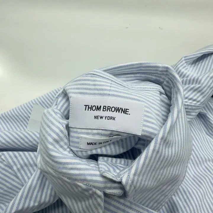 Thom Browne Thom Browne Classic Striped Long Sleeve Shirt -2507 Size M / US 6-8 / IT 42-44 - 5 Thumbnail