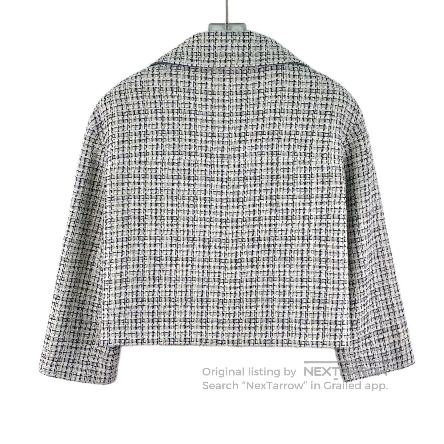 Chanel Chanel Color-blocked collar single-breasted long-sleeve kn Size XS / US 0-2 / IT 36-38 - 2 Thumbnail