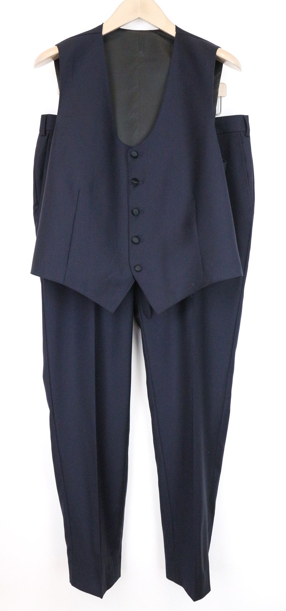 Suitsupply FERRARA UK42S Navy Wool Waistcoat Suit 75156 Size 42S - 1 Thumbnail