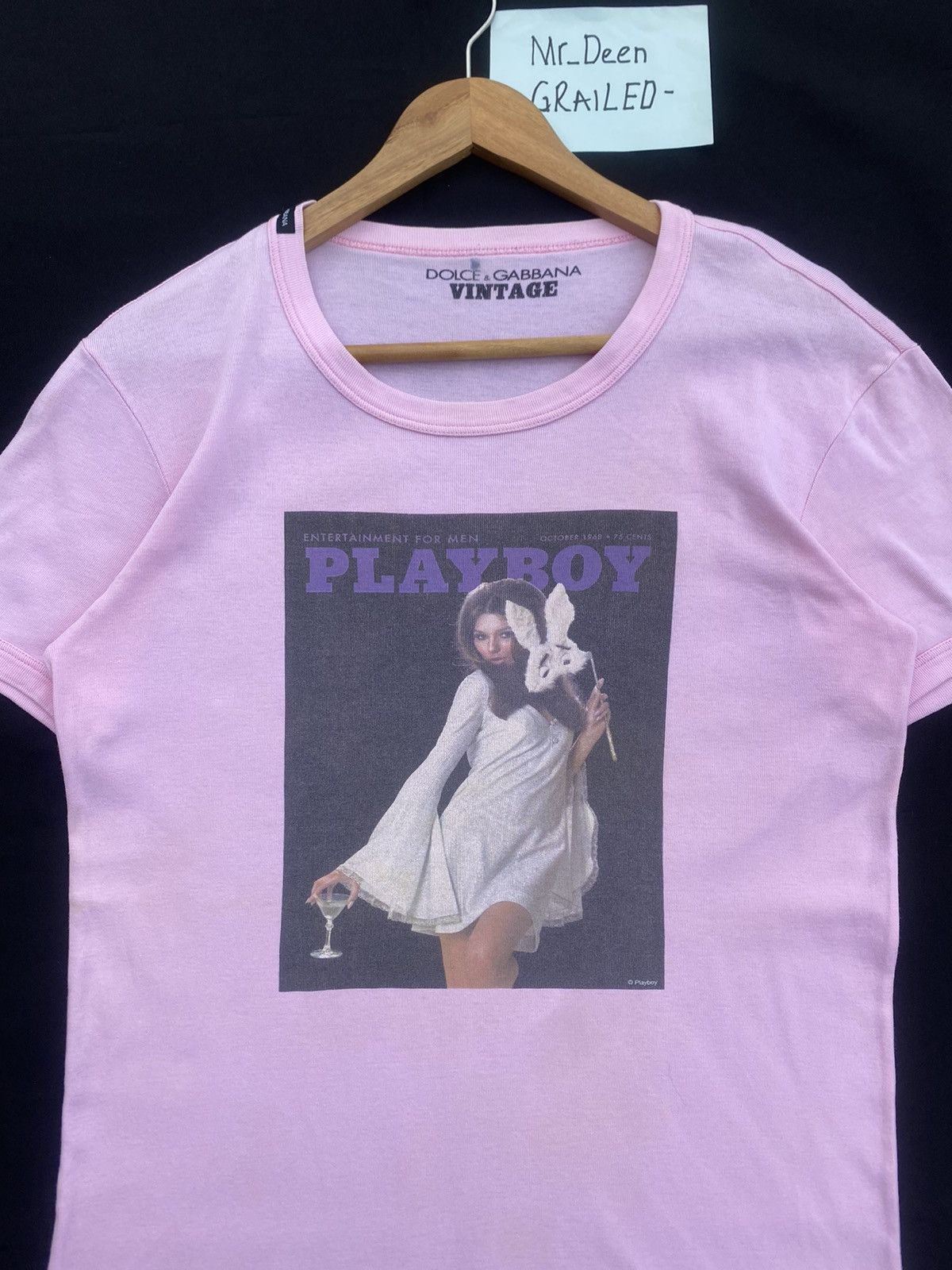Dolce & Gabbana Rare Dolce & Gabbana Playboy Tshirt Size US S / EU 44-46 / 1 - 5 Thumbnail