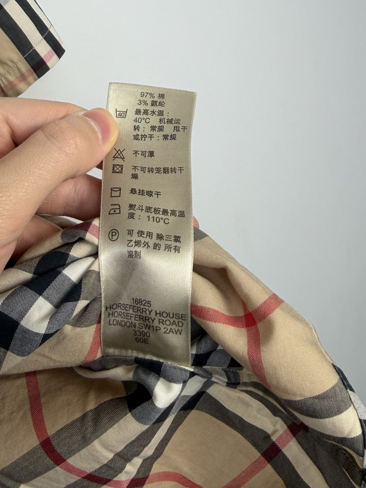 Burberry Beautiful Burberry Brit Checked. 93% Cotton, 3% Elastane Size M / US 6-8 / IT 42-44 - 7 Thumbnail