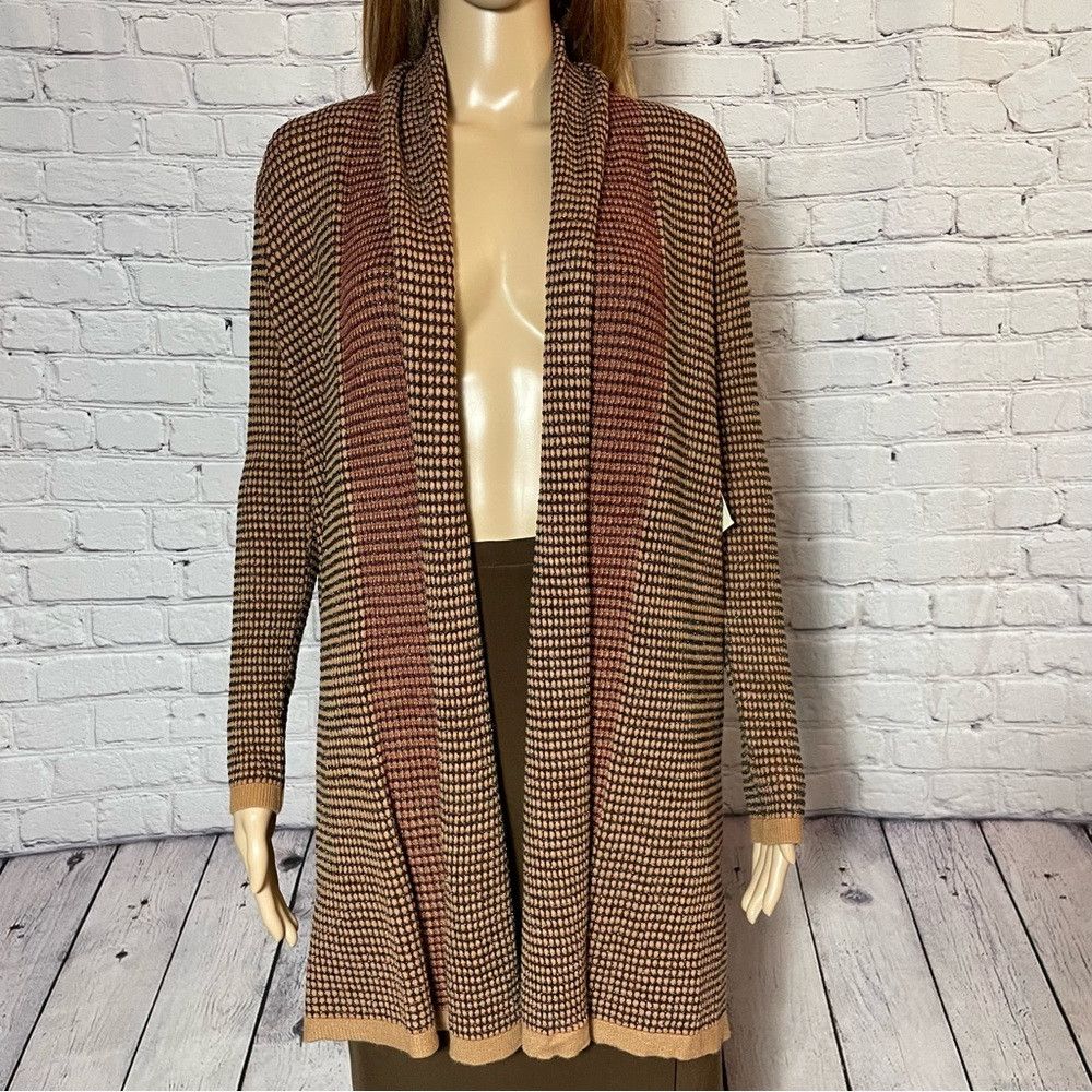 Other NWT New Love For Humanity Knit Open Front Cardigan Size L Size L / US 10 / IT 46 - 3 Thumbnail