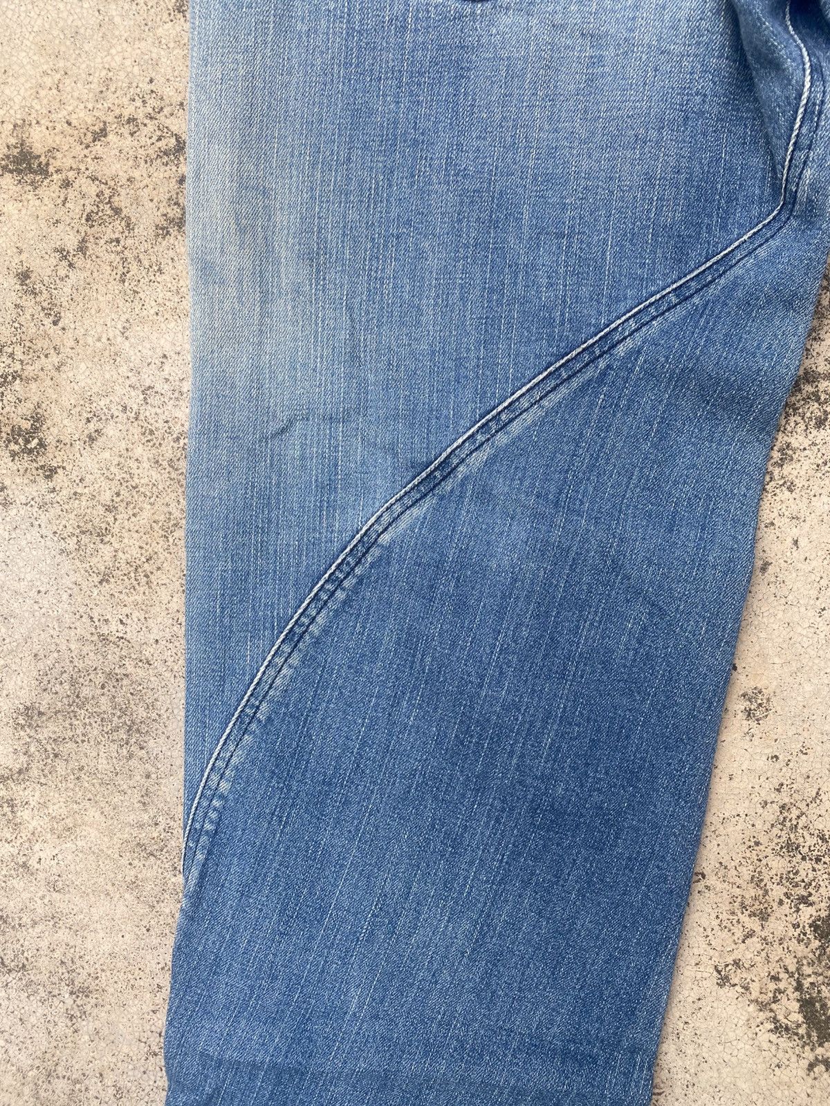 Designer × Levi's Levis Collabration With Flu Blue Gammy Jeans Size US 33 - 20 Thumbnail