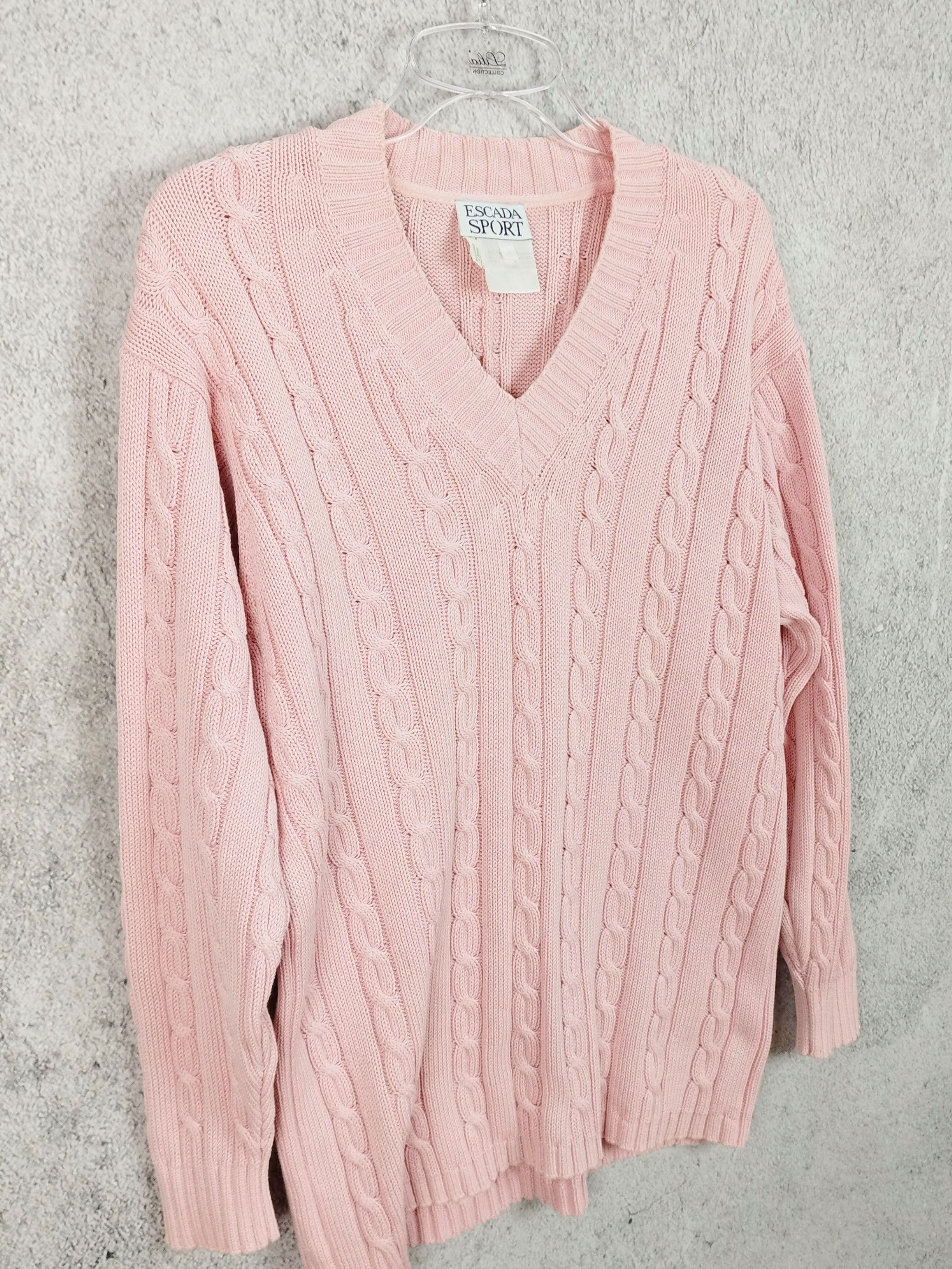 Escada Sport Vintage 90s Escada Sport Cable Knit Sweater Size M / US 6-8 / IT 42-44 - 5 Thumbnail