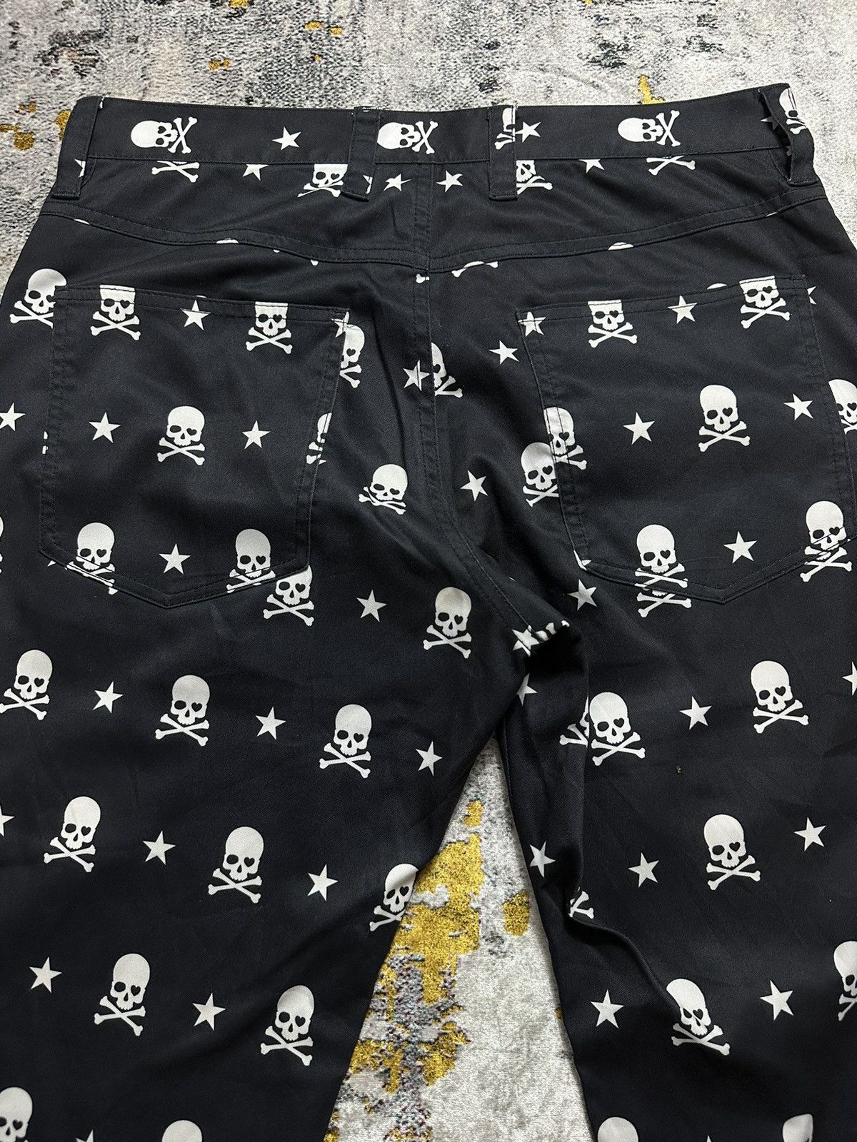 Hysteric Glamour Japanese Skull Full Print Y2k Punk Alexander McQueen STYLE Size US 33 - 8 Thumbnail