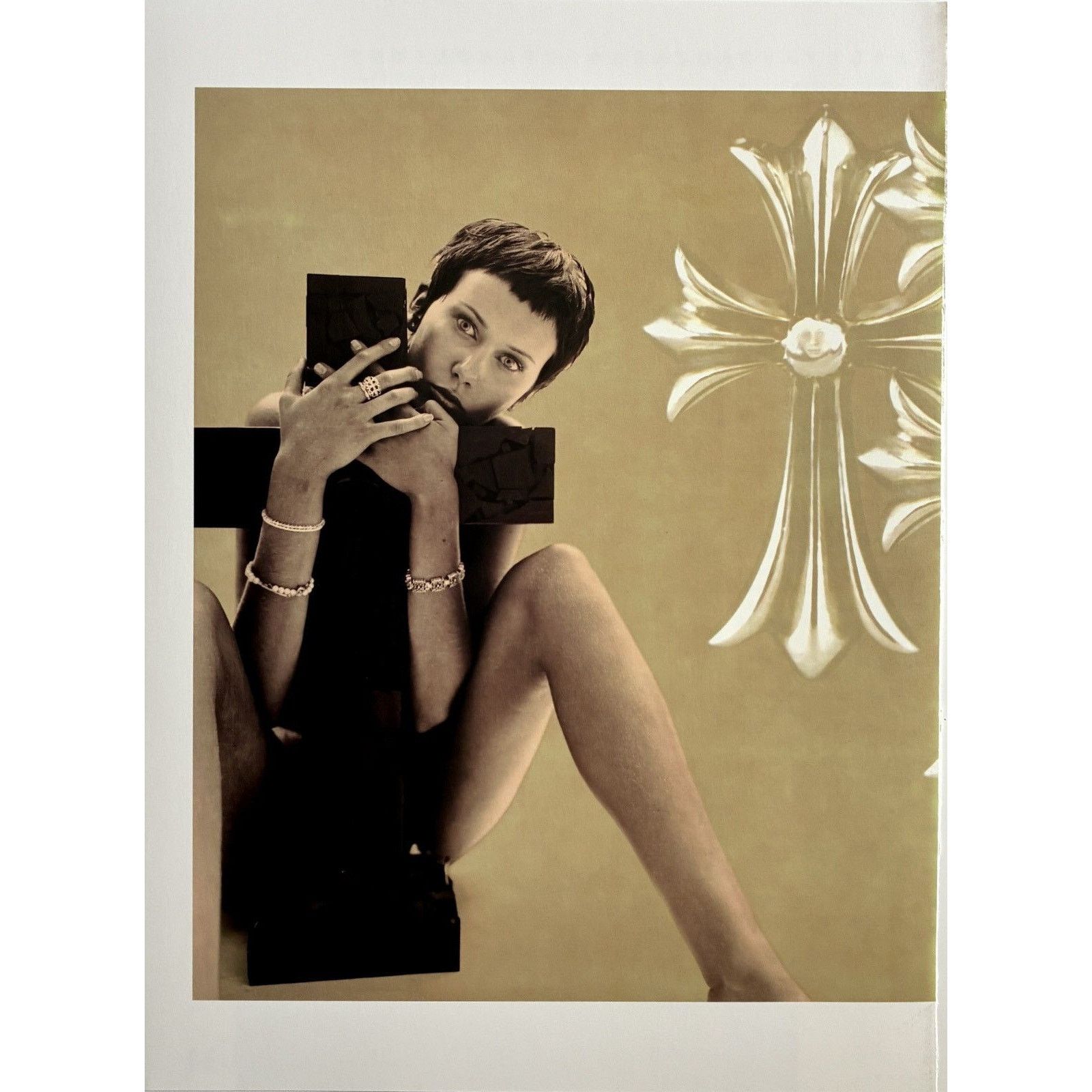 Chrome Hearts × Vintage Chrome Hearts erotic photo Framed poster 9x11 Size ONE SIZE - 2 Thumbnail