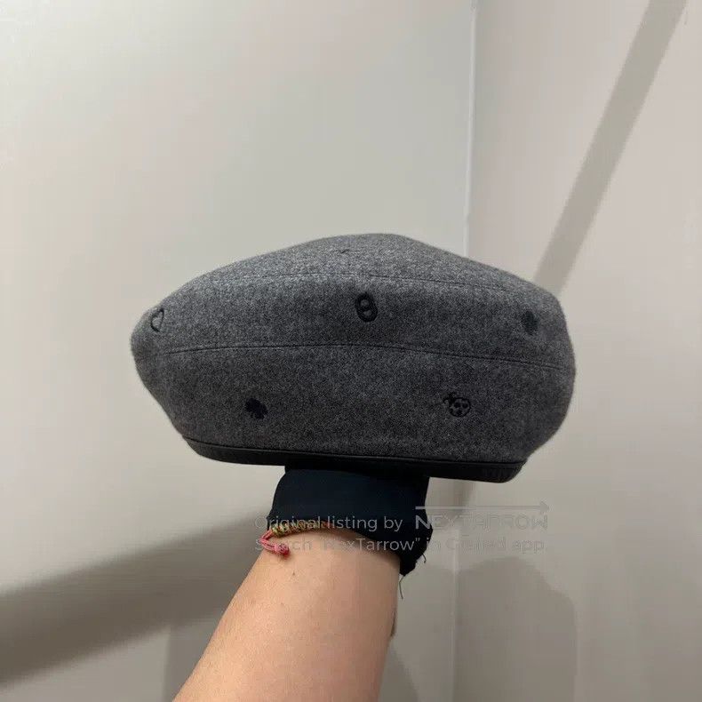 Hermes Hermes size 59 Cashmere goat fur beret Size ONE SIZE - 1 Thumbnail