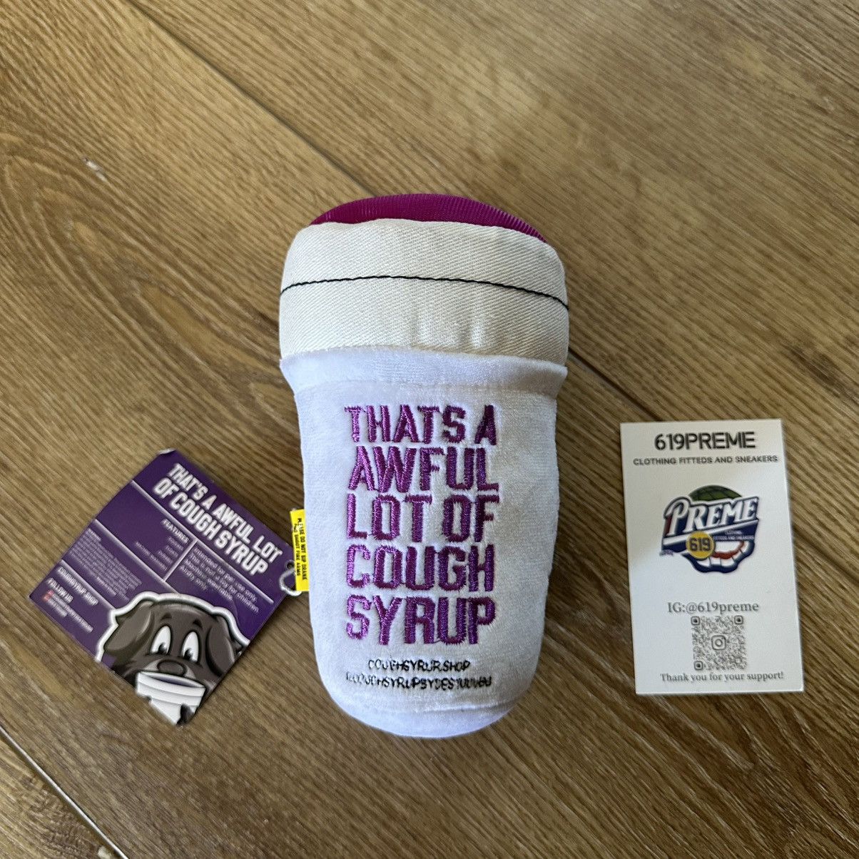 Awful Lot of Cough Syrup Thats awful lot of cough syrup (1 dog toy, and 1 harness) Size ONE SIZE - 2 Thumbnail