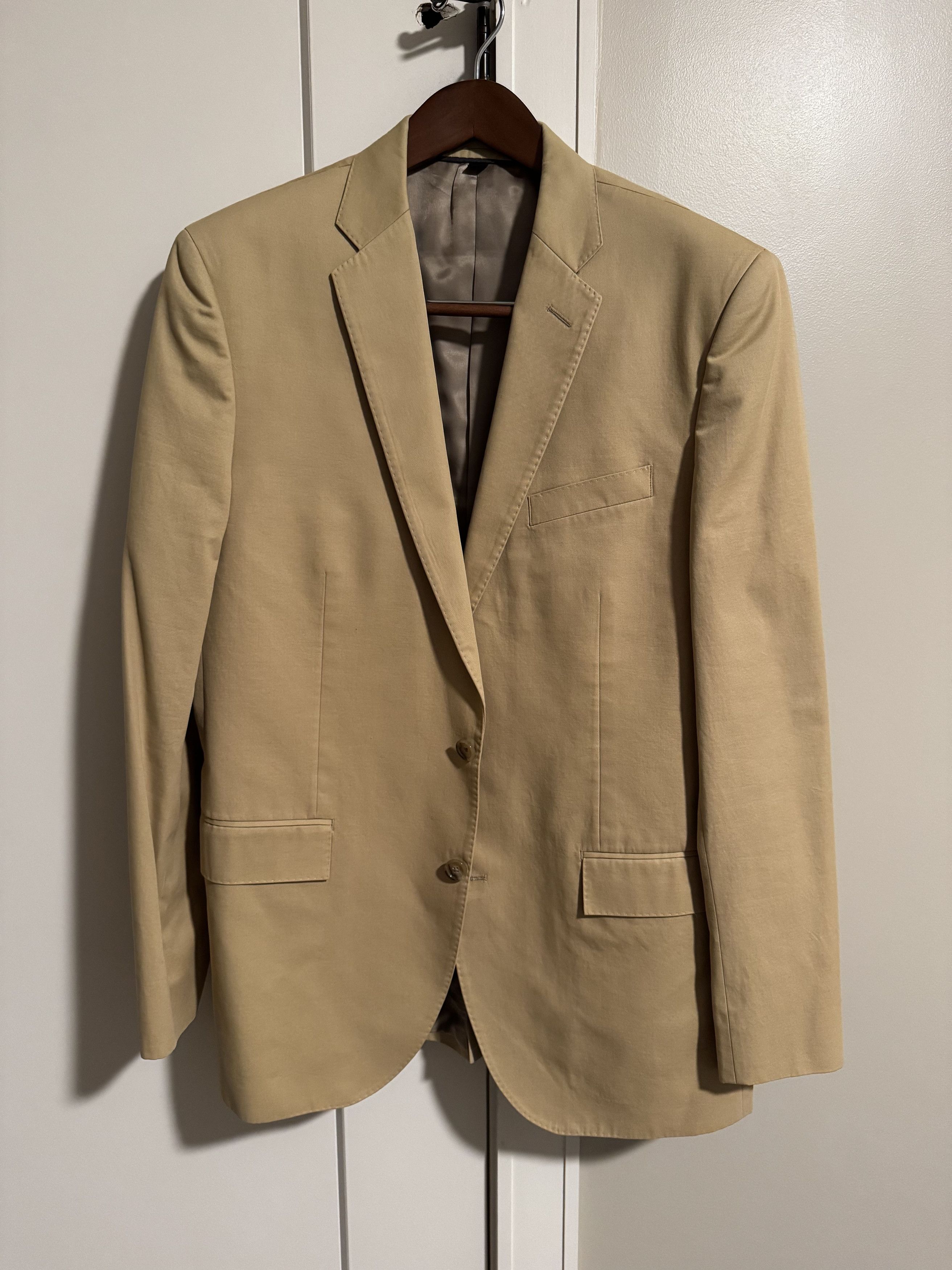 J.Crew J.Crew Beige Sportcoat Blazer Size 42L - 1 Thumbnail