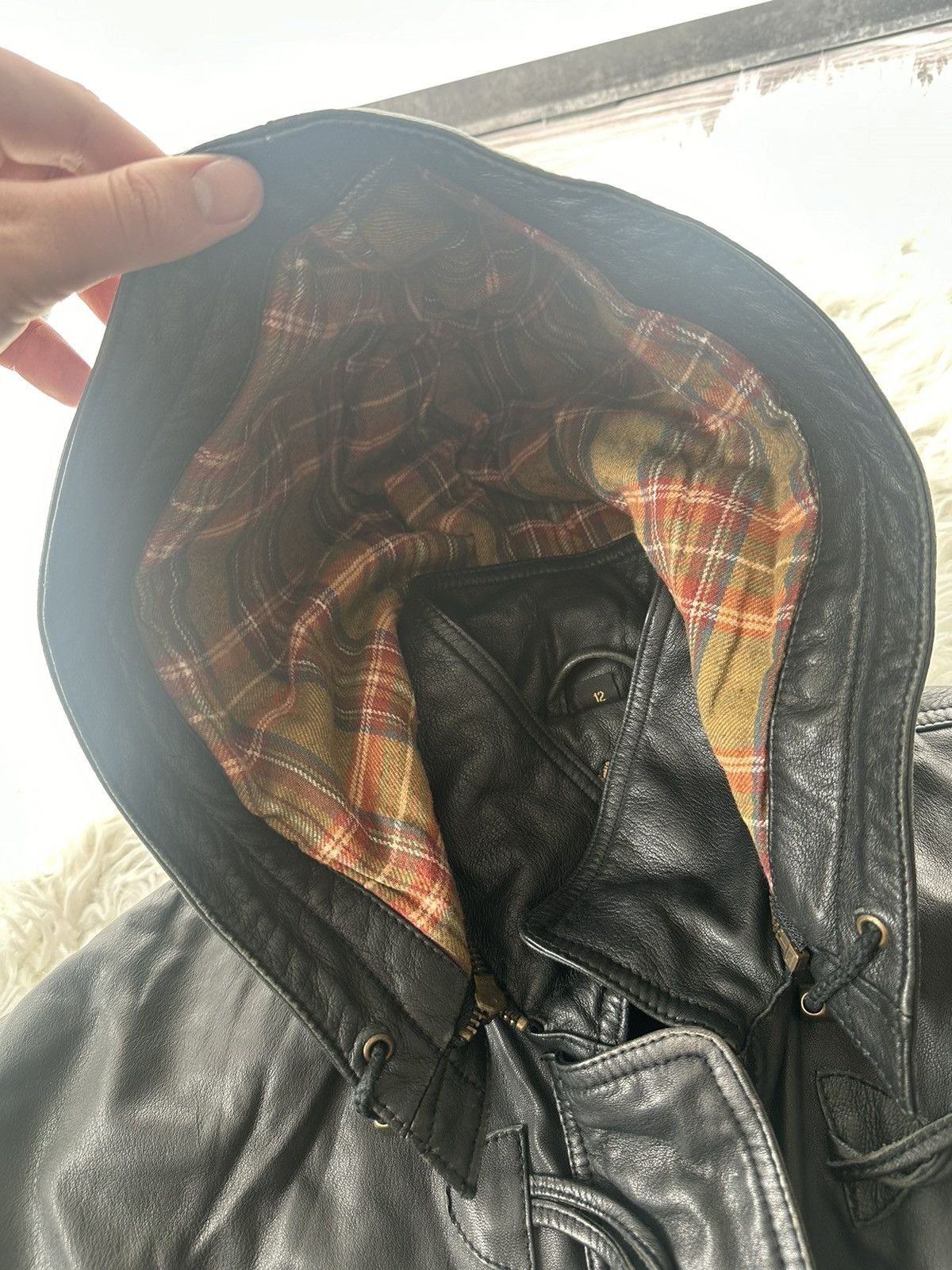 Mulberry Mulberry Lether Black Duffle Coat Napoleon Jacket hype Size US L / EU 52-54 / 3 - 7 Thumbnail