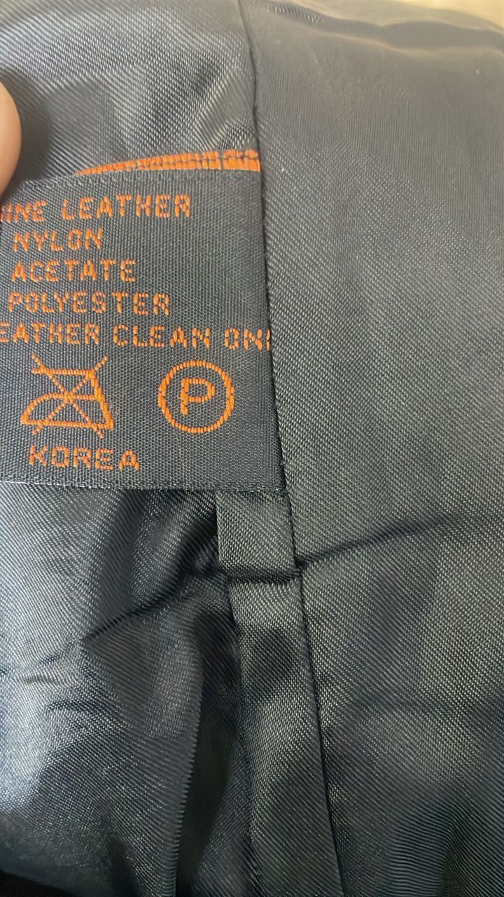 Designer × Genuine Leather × Vintage Vintage R.B.C Roadmaster Denim Leather Pants Size US 31 - 10 Thumbnail