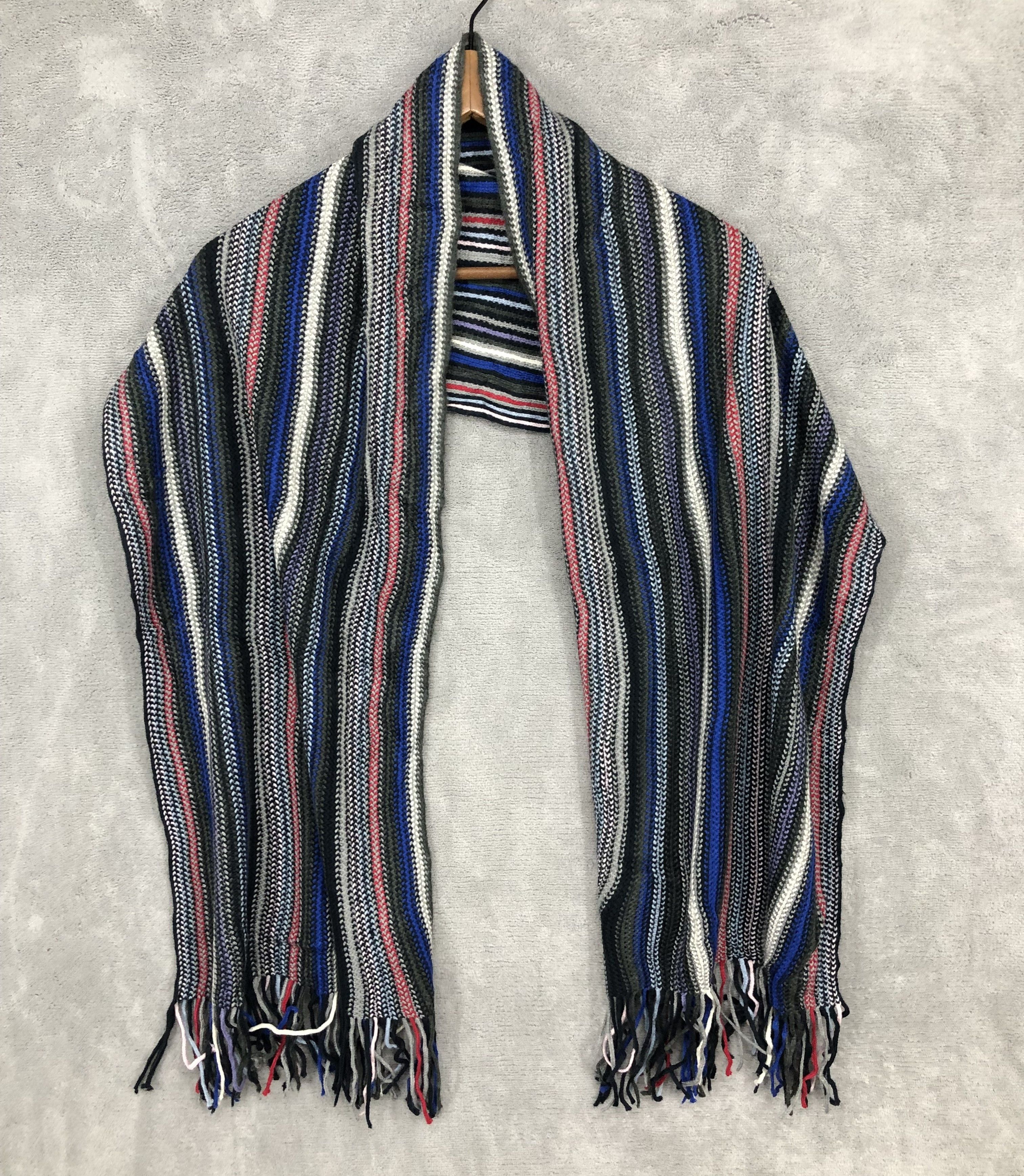 Japanese Brand TK Mixpice Multicolor Muffler Scarf Neck scarf Winter Size ONE SIZE - 2 Thumbnail