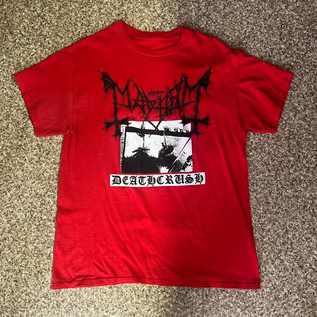 Vintage Mayhem Deathcrush band shirt Size US M / EU 48-50 / 2 - 2 Thumbnail