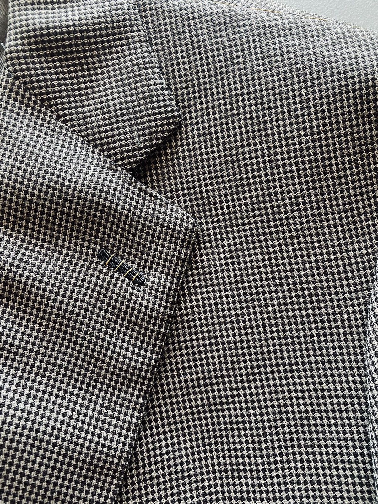 Brioni Brioni 🇮🇹 brown houndstooth wool/silk sport coat 42L NWT 6K Size 42L - 6 Thumbnail