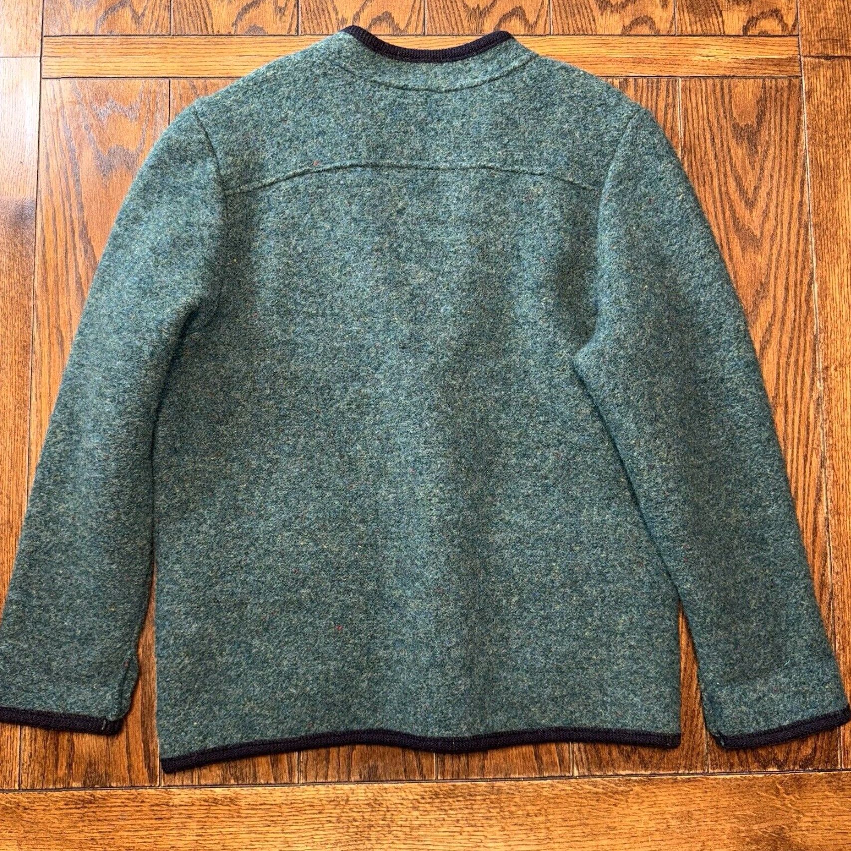 Vintage VINTAGE Tirol Wool Jacket Womens Size 40 Green Embroidered Pockets Tyrol Jacket Lady Green Pockets 28.5x23.5 Contemporary Retro Art Peasant Size L / US 10 / IT 46 - 6 Thumbnail