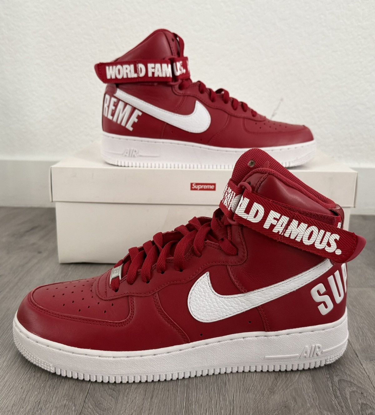 Nike × Supreme Air Forcr 1 High Supreme SP Size US 10 / EU 43 - 2 Thumbnail