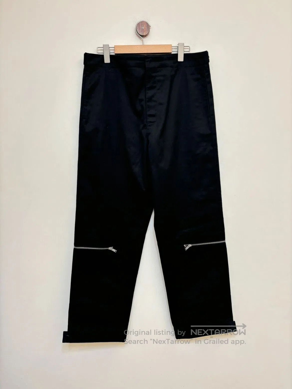 Jil Sander Sz 48 Jil Sander Relax-fit Zipper Pants. Size US 32 / EU 48 - 1 Thumbnail