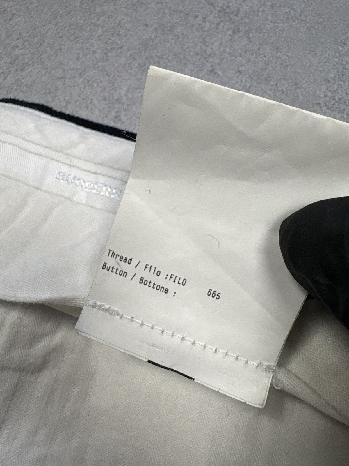 Burberry Burberry Avant-Garde Wool Trousers Curved Pockets Raw Hem 50 Size US 34 / EU 50 - 18 Thumbnail