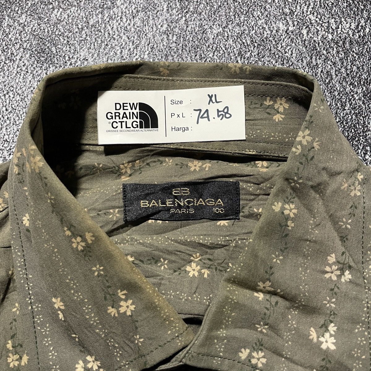 Balenciaga BALENCIAGA SHIRTS PATTERN BB EMBRODIERED LOGO Size US XL / EU 56 / 4 - 3 Thumbnail