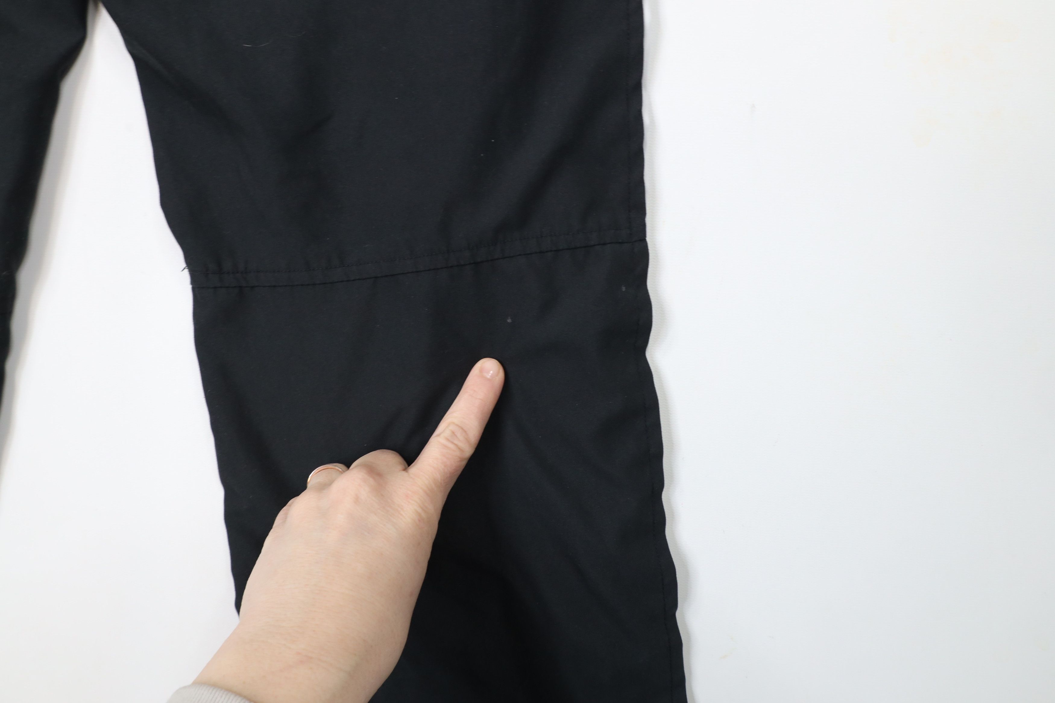 Nike × Vintage Vintage 90s Y2K Nike Travis Scott Mini Swoosh Lined Pants Size 29" - 13 Thumbnail