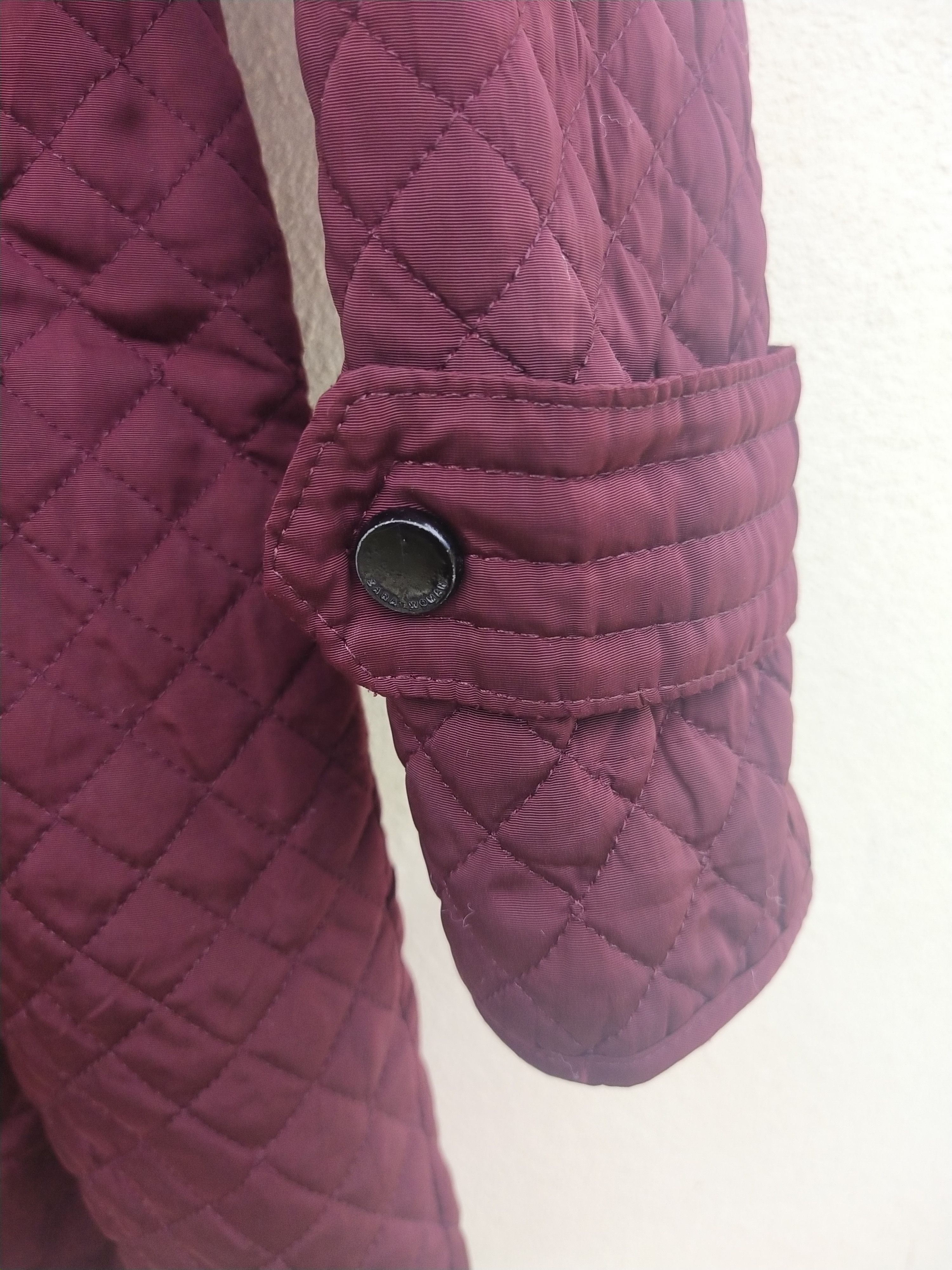 Zara 🔥 Zara Long Quilted Button Jacket Size S / US 4 / IT 40 - 7 Thumbnail