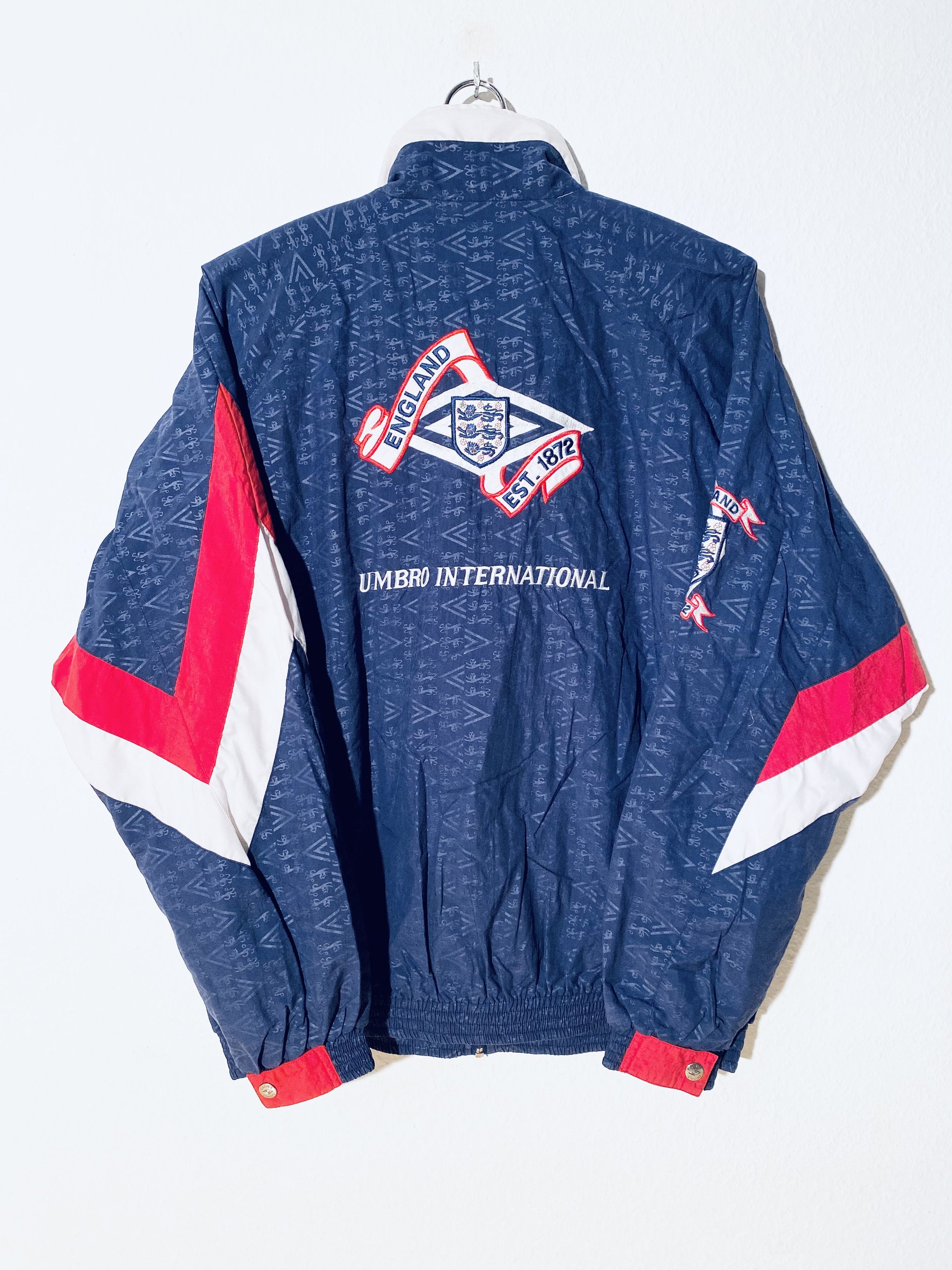 Umbro England Training Full Tracksuit 1990 / 1992 90/92 Size US L / EU 52-54 / 3 - 3 Thumbnail
