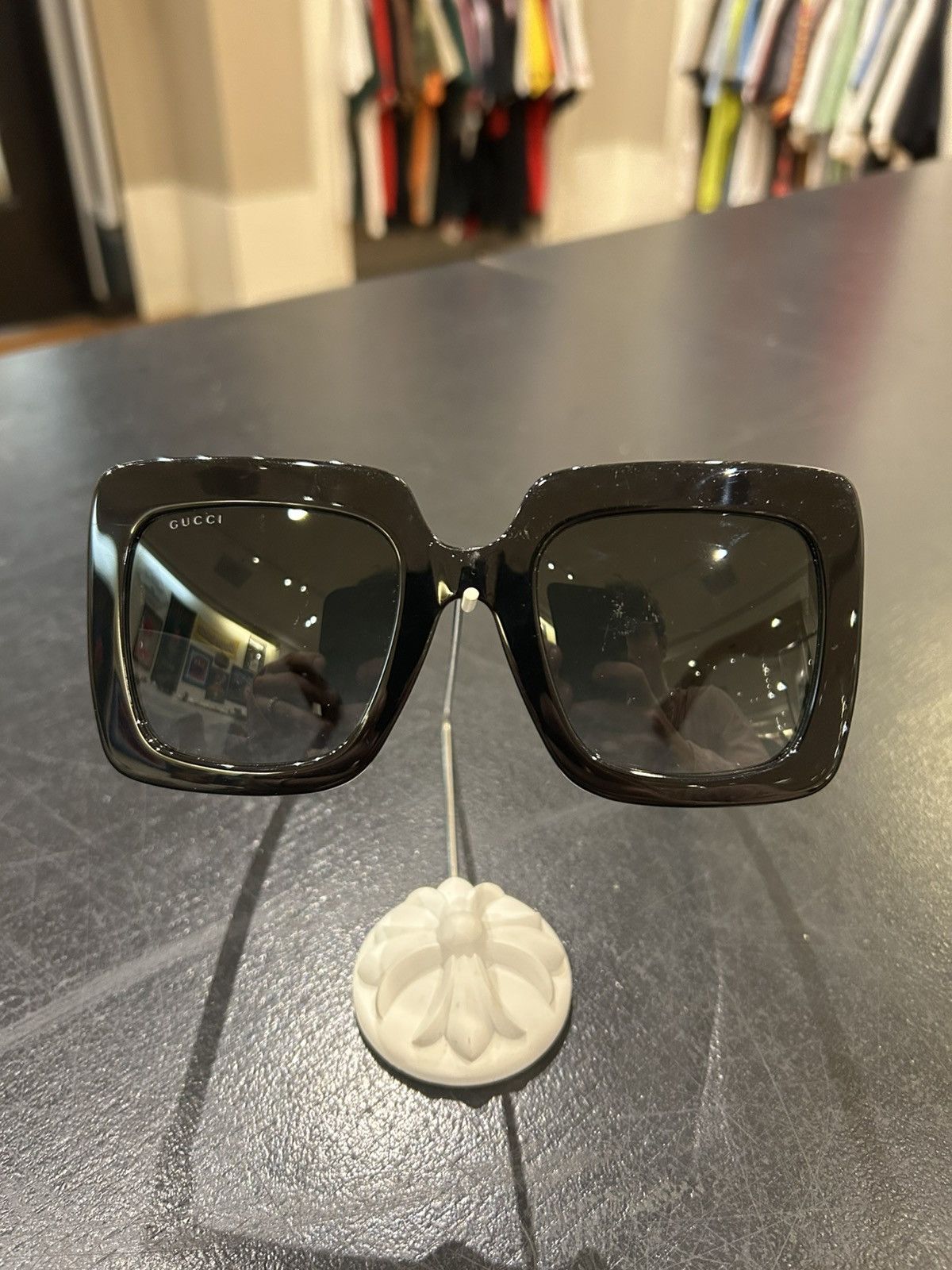 Gucci Gucci Square Frame Sunglasses Size ONE SIZE - 3 Thumbnail