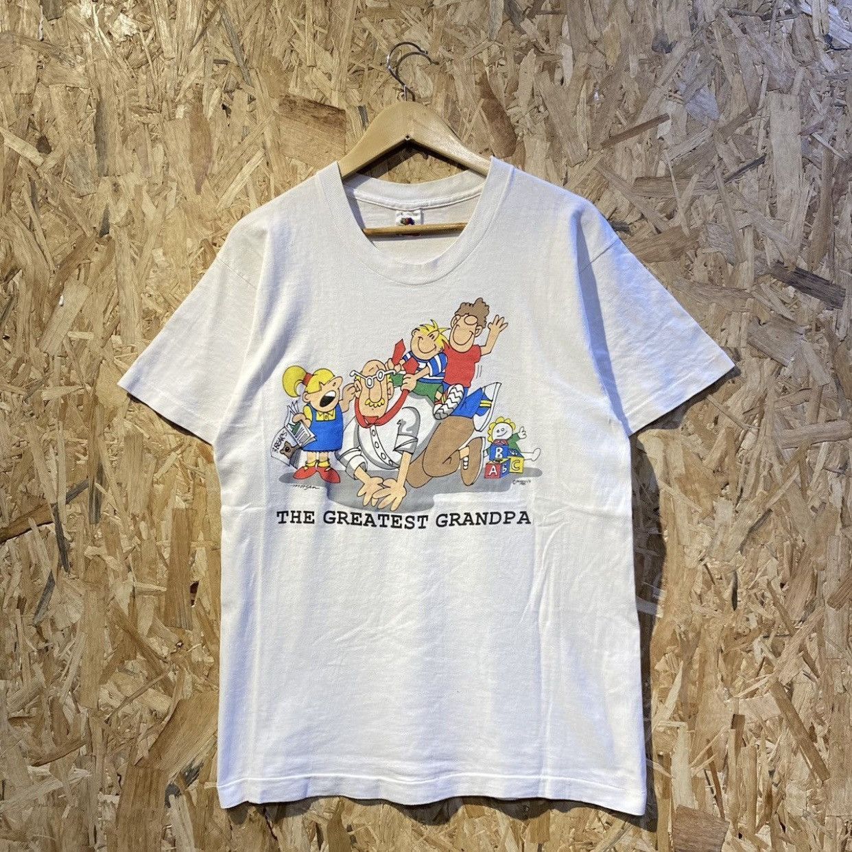Vintage VINTAGE 1989‼️The Greatest Grandpa By Sharky’s Tee Size US L / EU 52-54 / 3 - 1 Thumbnail