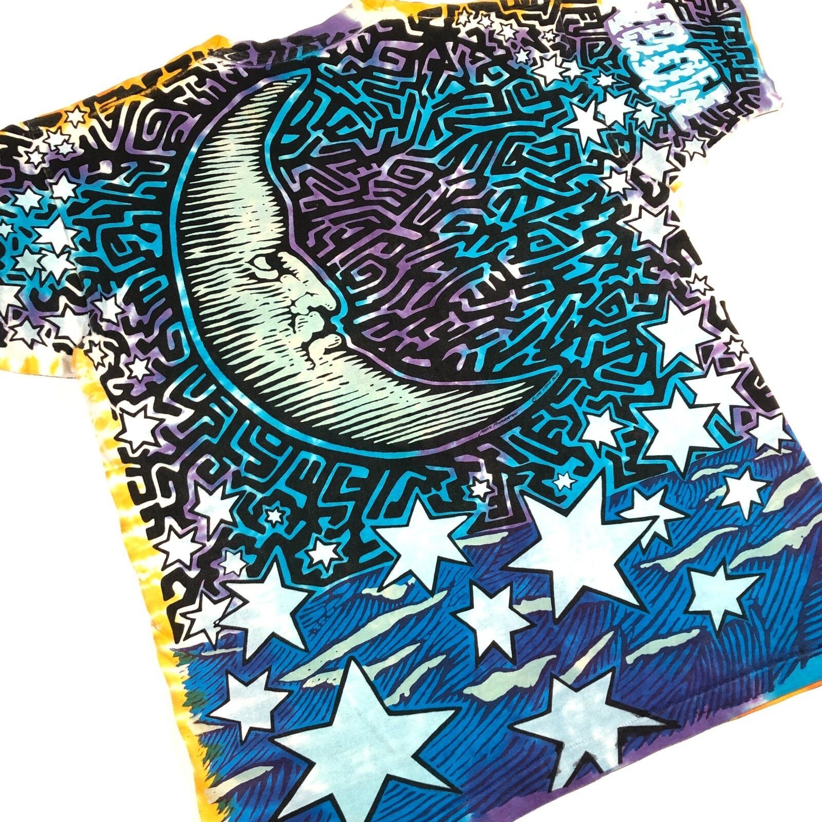 Liquid Blue × Vintage Vintage 1992 Liquid Blue Sun & Moon AOP Horoscope Tee Size US L / EU 52-54 / 3 - 6 Thumbnail