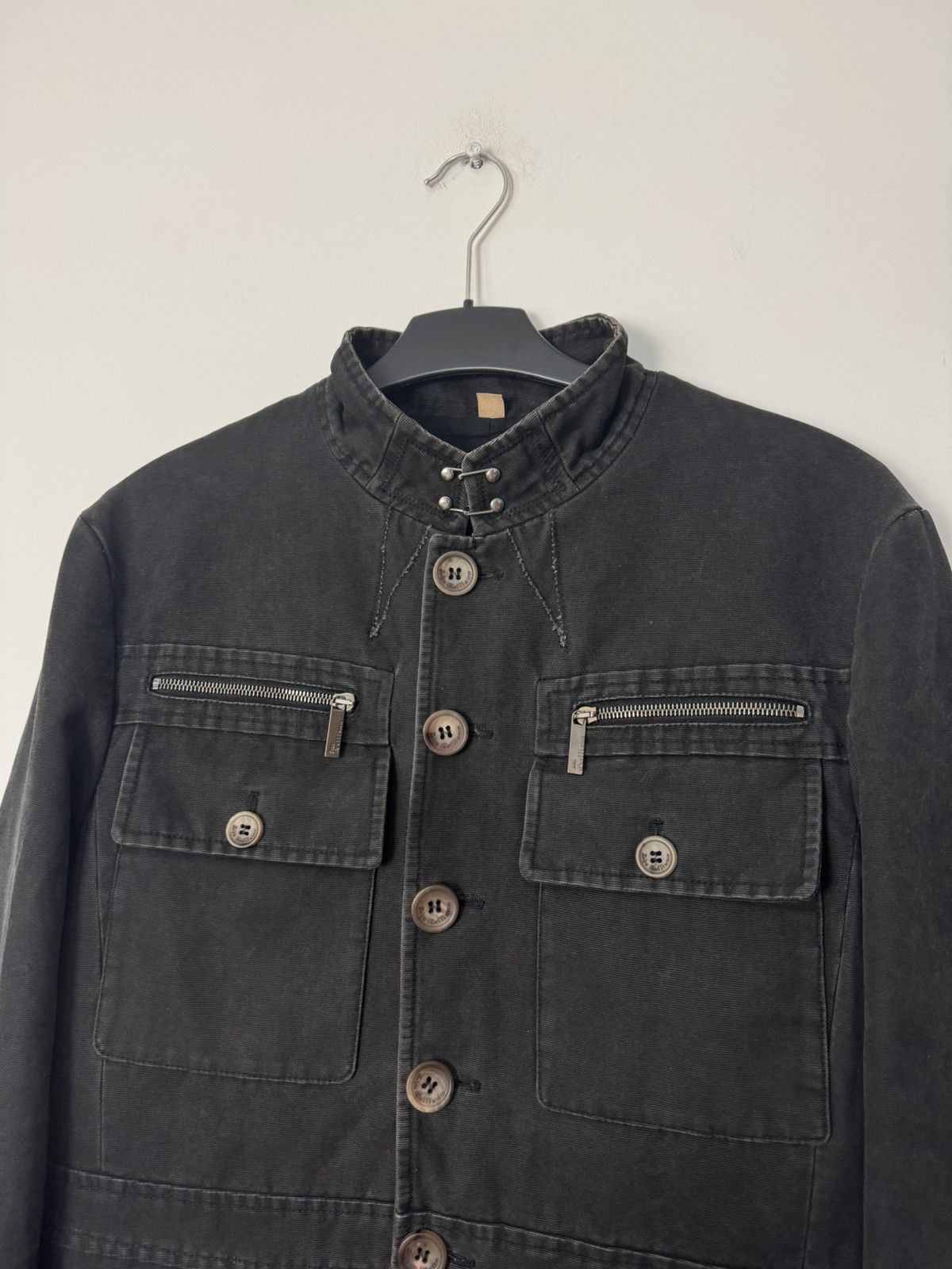 John Galliano Archive John Galliano Black Light Cotton Military Jacket Size US M / EU 48-50 / 2 - 6 Thumbnail