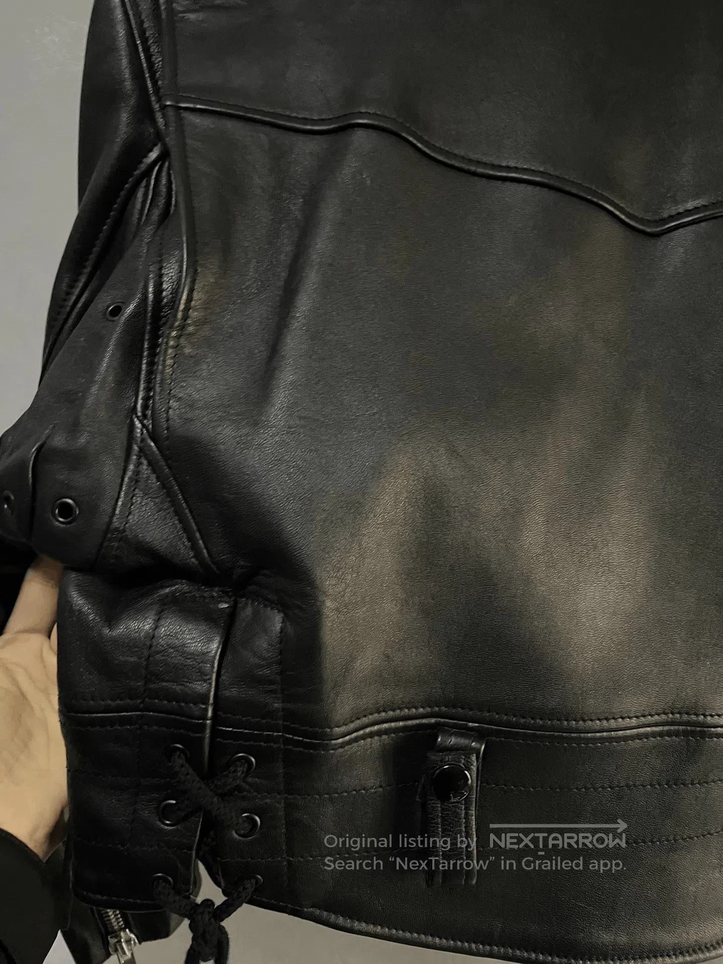 Maison Margiela Maison Margiela Lambskin Biker Jacket. Size US XXS / EU 40 - 4 Thumbnail