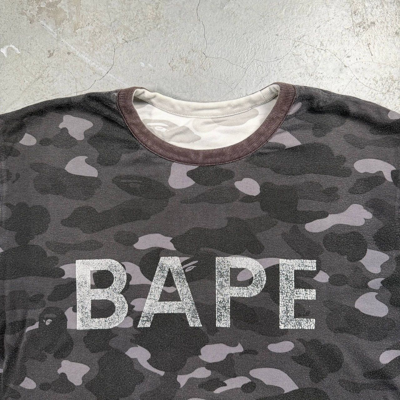 Bape A Bathing Ape (BAPE) Vintage Reversible Camo Tee Size US L / EU 52-54 / 3 - 8 Thumbnail