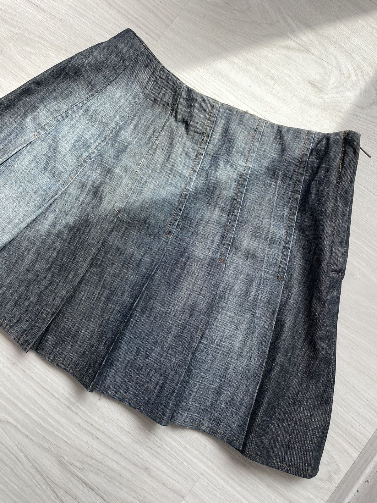 Vintage Denim skirt Size 25" / US 0 / IT 36 - 5 Thumbnail