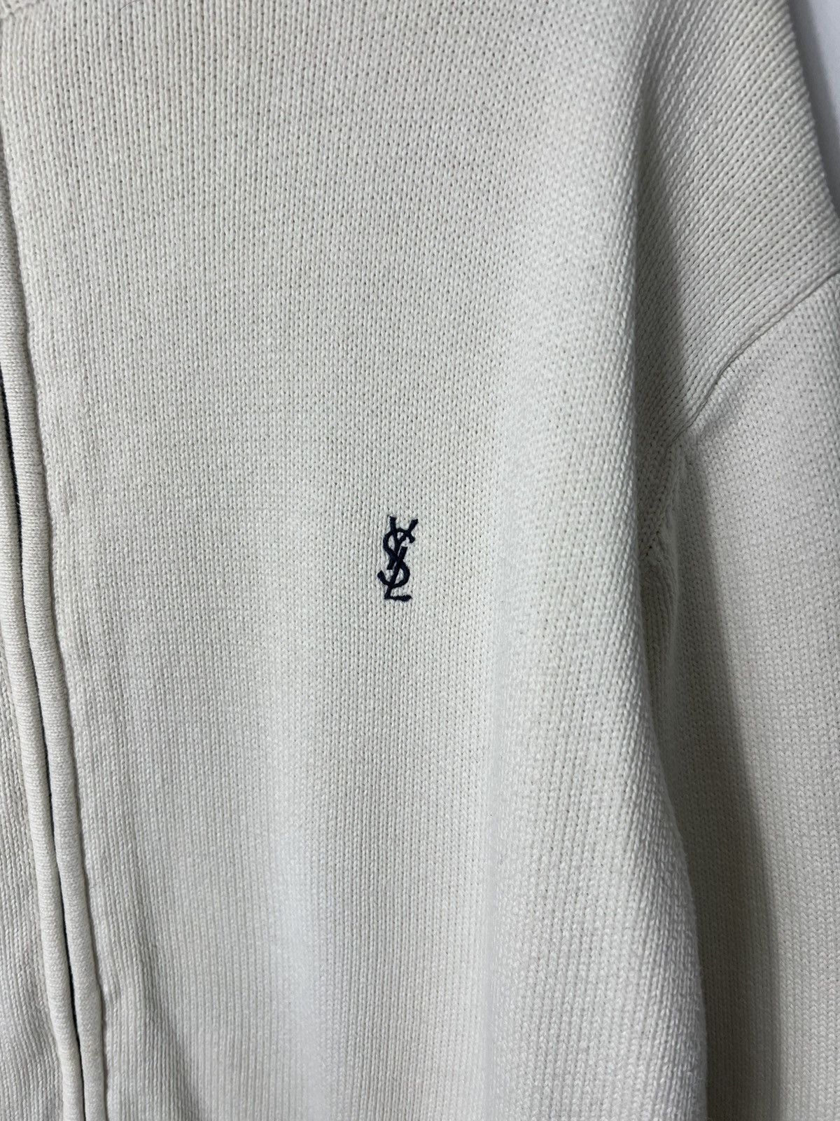 Yves Saint Laurent Vintage luxury streetwear Yves Saint Laurent Ful Zip Sweater Size US XL / EU 56 / 4 - 3 Thumbnail