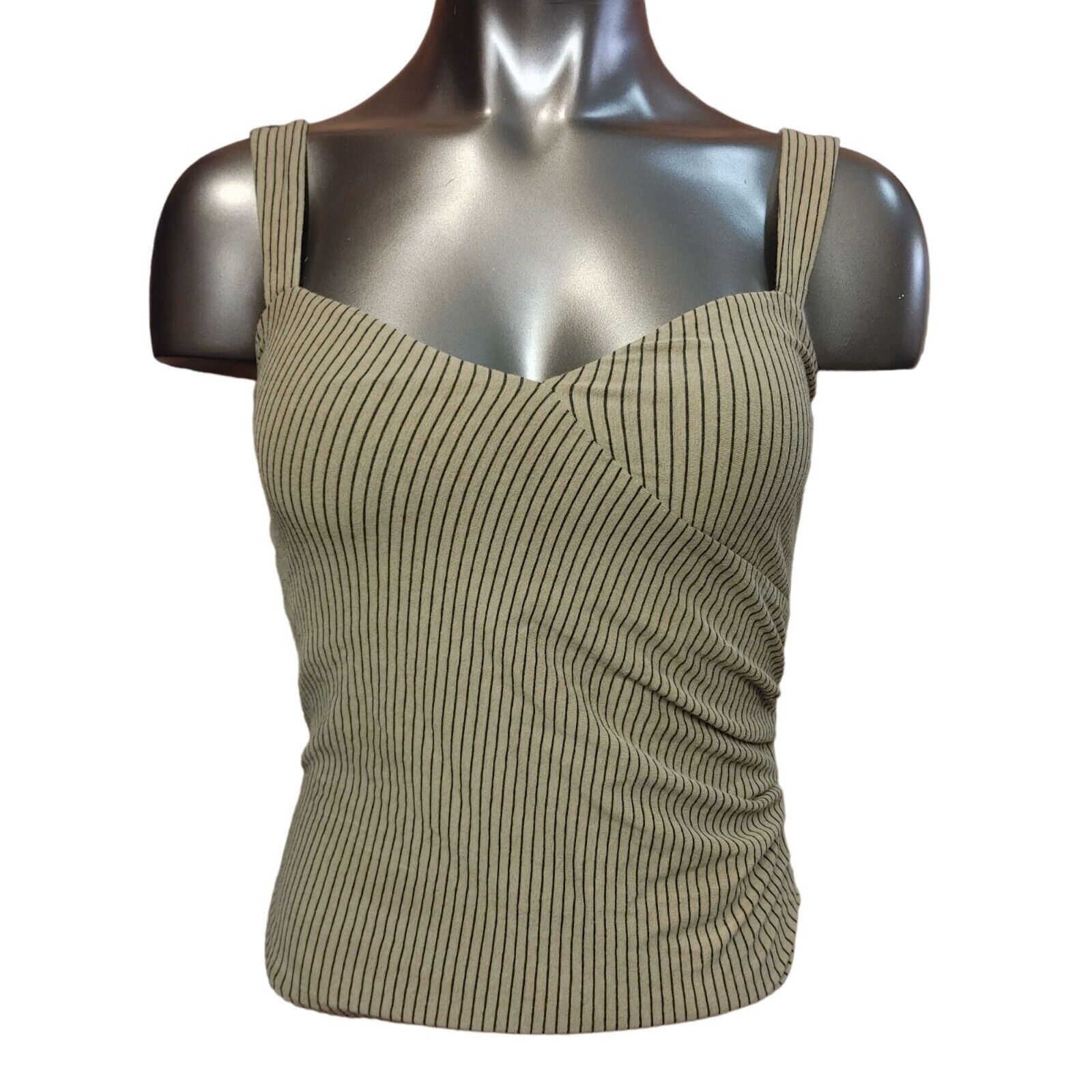 Other Express One Eleven Women's Brown Cropped Tank Top Small Size S / US 4 / IT 40 - 1 Thumbnail