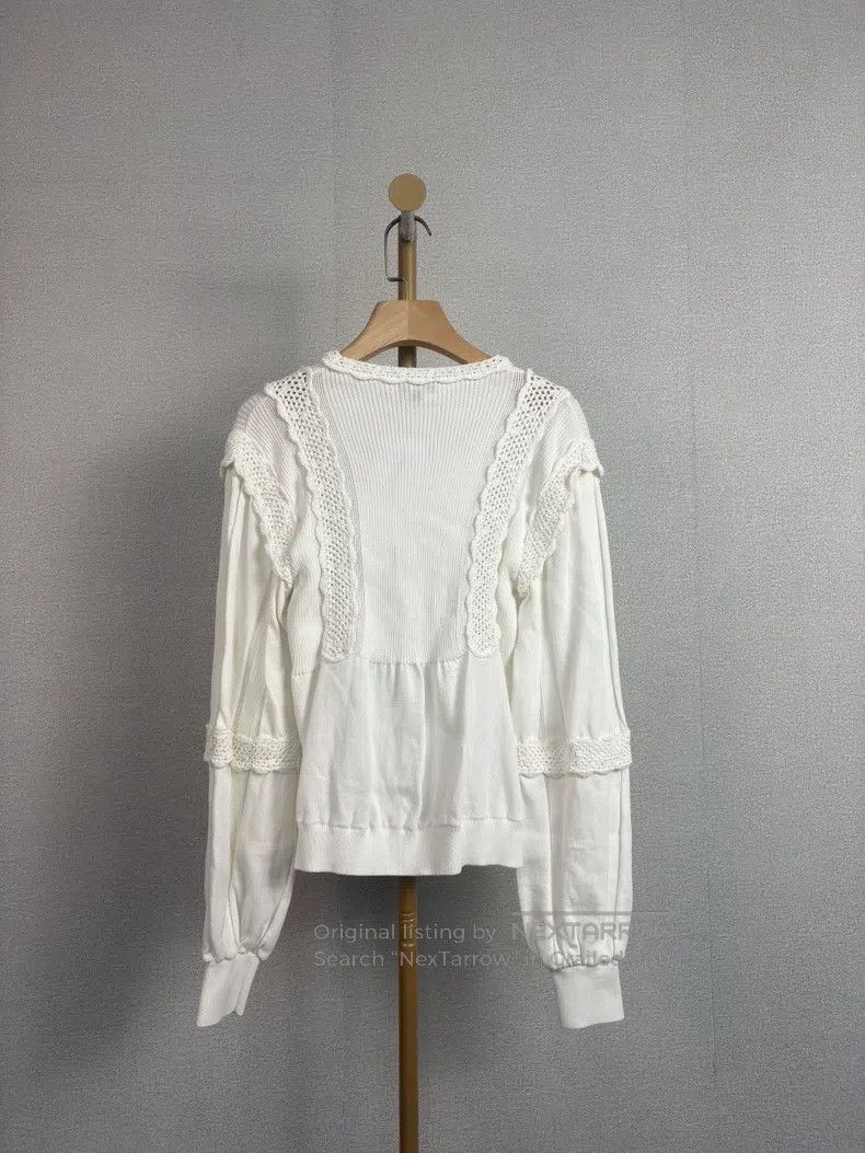 Chanel Chanel Court sleeve knitted hollow sweater Size XS / US 0-2 / IT 36-38 - 2 Thumbnail