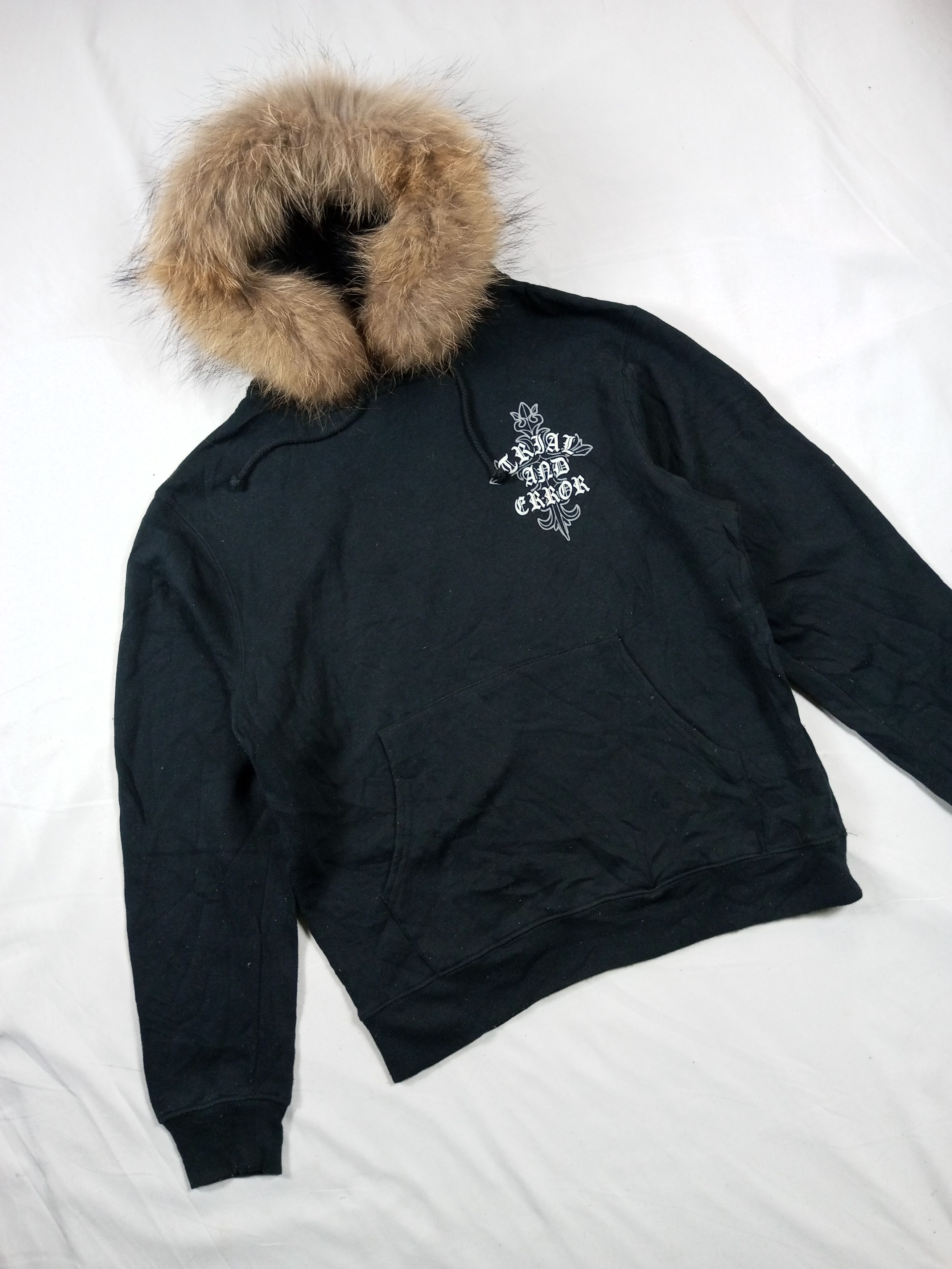 Japanese Brand Gothic MOVEN PICK Fur Hoodie Ifsix lgb style Size US M / EU 48-50 / 2 - 4 Thumbnail